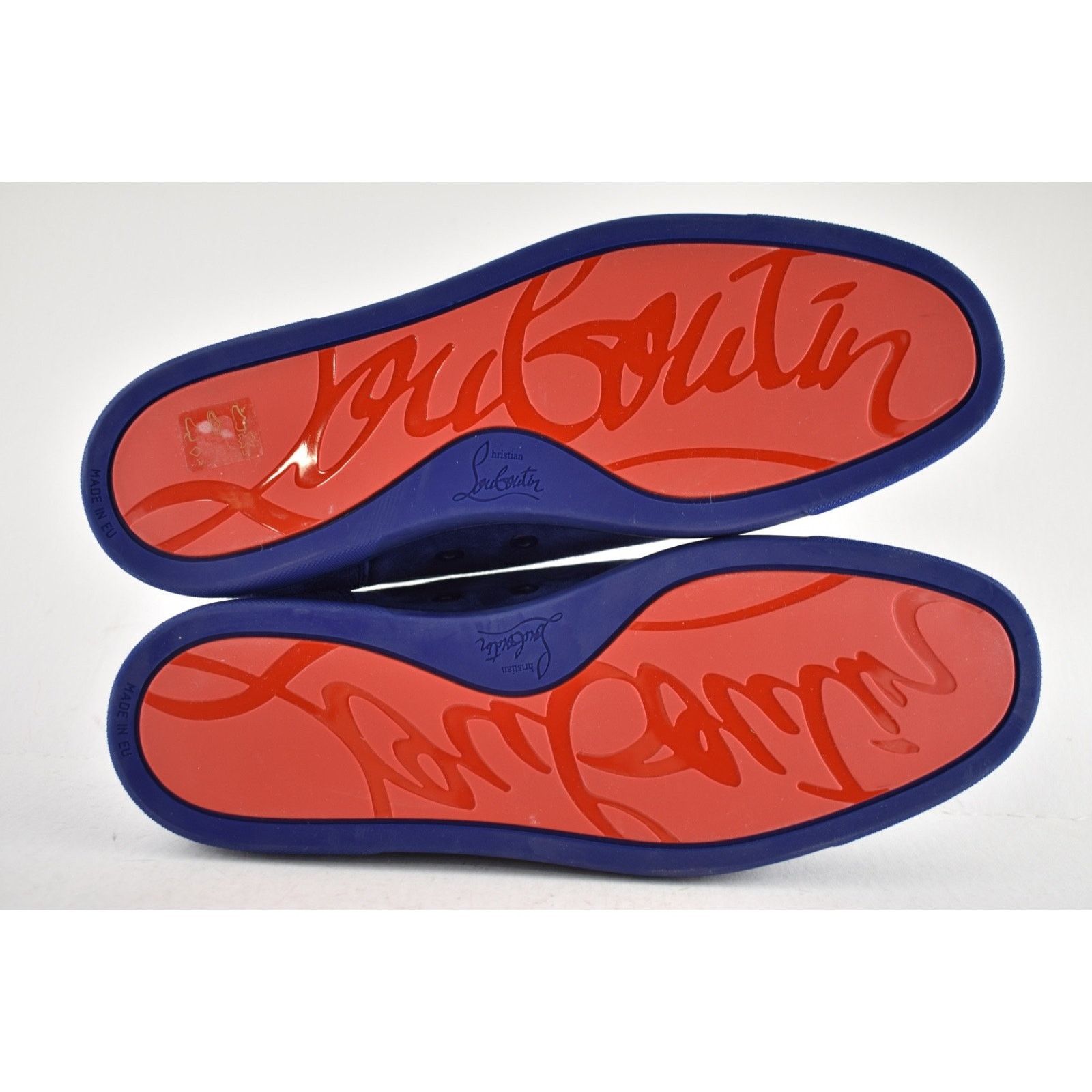 Christian Louboutin Christian Louboutin Louis Junior Spikes Flat China Blue Low Size US 10.5 / EU 43-44 - 11 Thumbnail