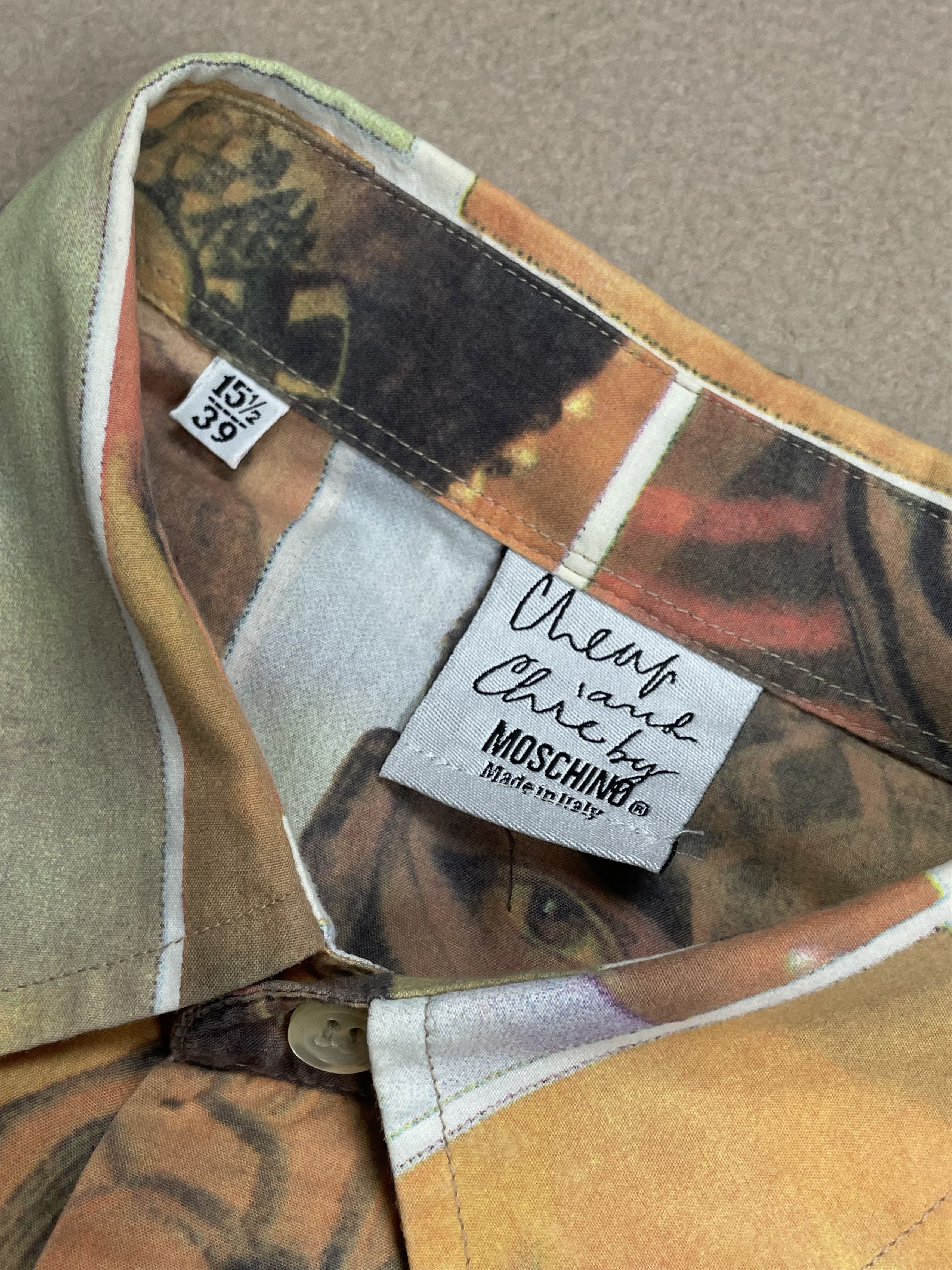 Moschino Moschino Cheap And Chic Vtg 90s Rare Archive Fashion Shirt Size US M / EU 48-50 / 2 - 5 Thumbnail