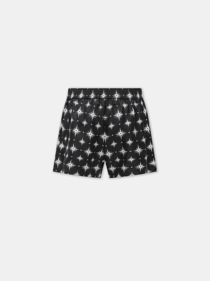 Amiri o1s1wg110426 Starburst Shorts in Black Size 28" / US 6 / IT 42 - 2 Thumbnail