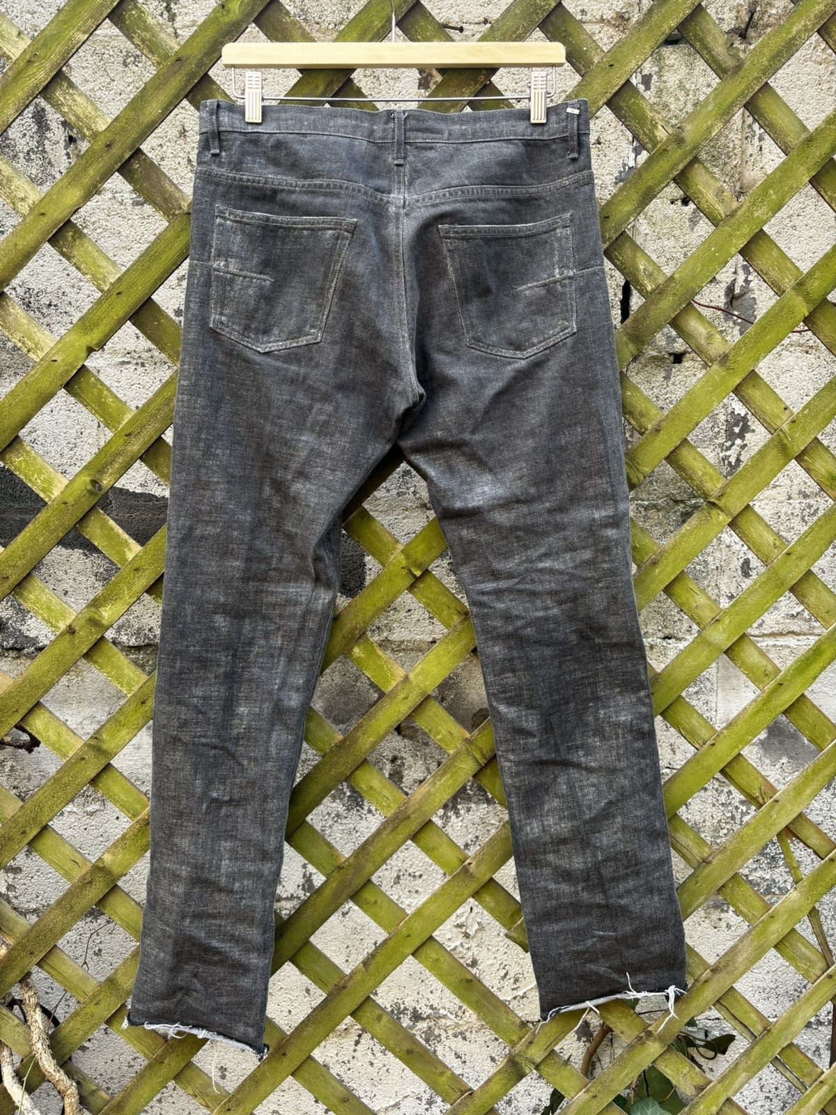 Dior × Hedi Slimane Silver SS08 Dior Radioactive Jeans | Grailed