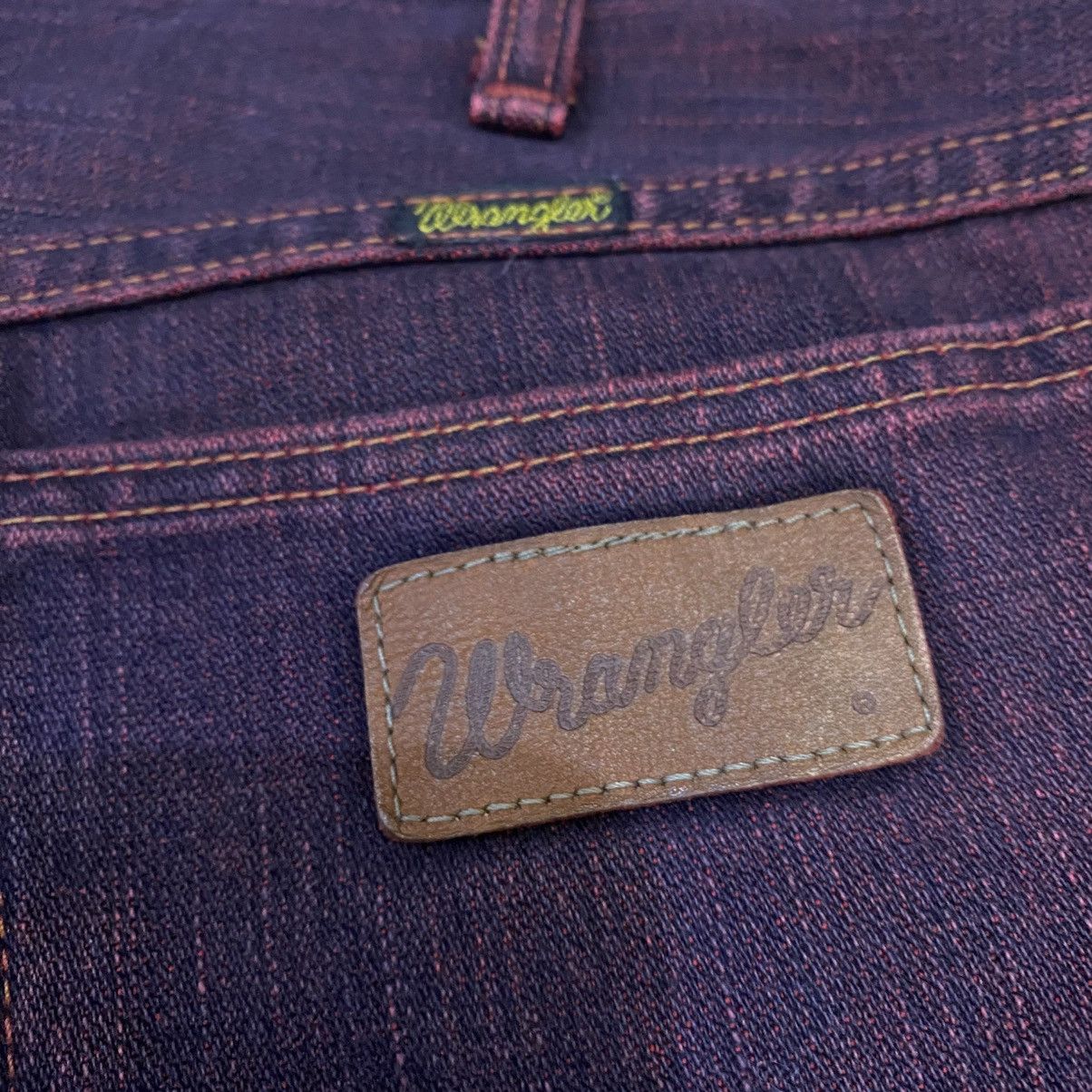 Wrangler 2000s Vintage Wrangler Purpel Flared Denim Pants Size US 30 / EU 46 - 8 Thumbnail