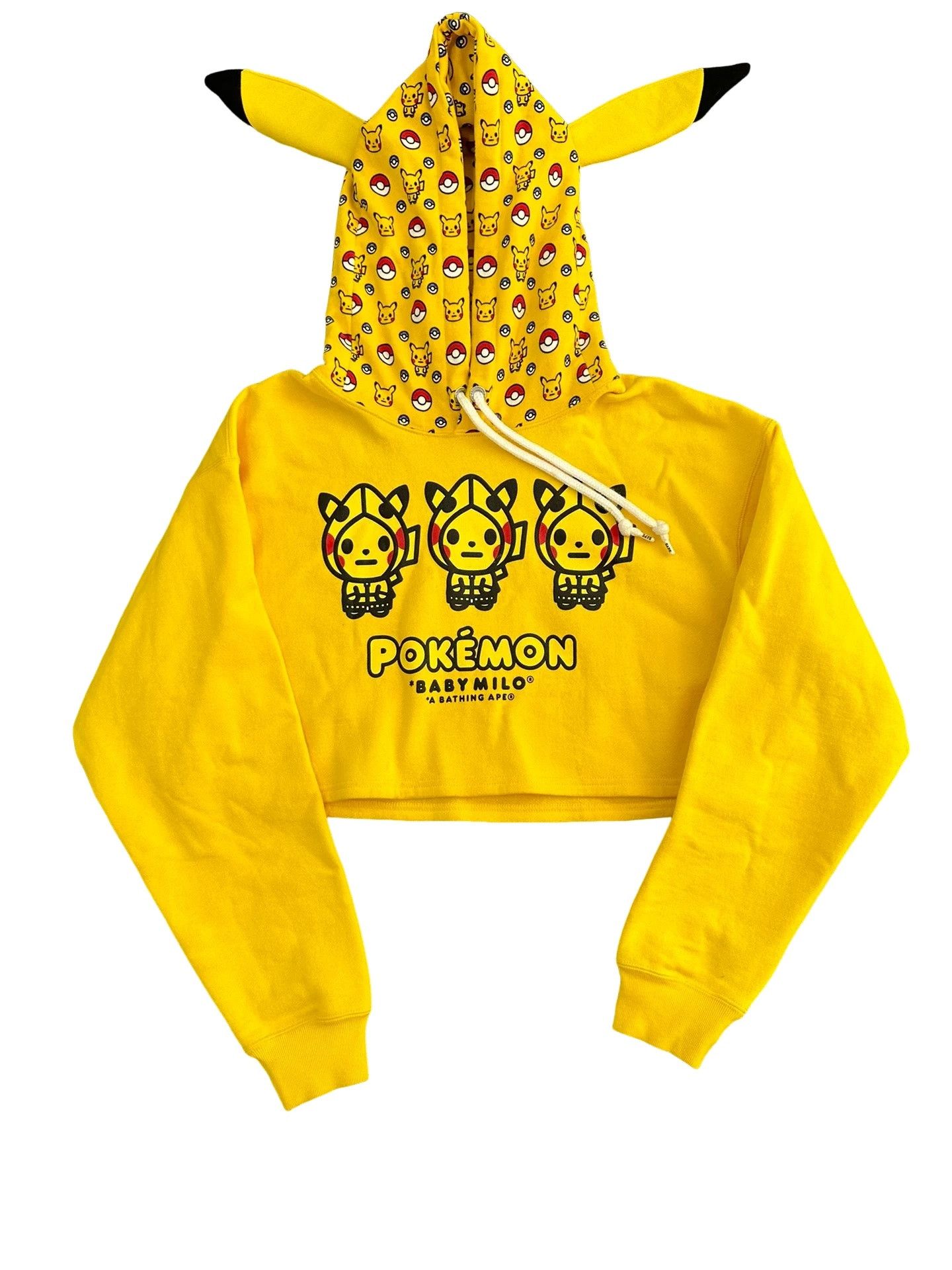 APE × Pokemon Full zip Parker ピカチュウ Bape × Pokemon Bape x Pokémon Pikachu Full Zip Hoodie (Free Bape