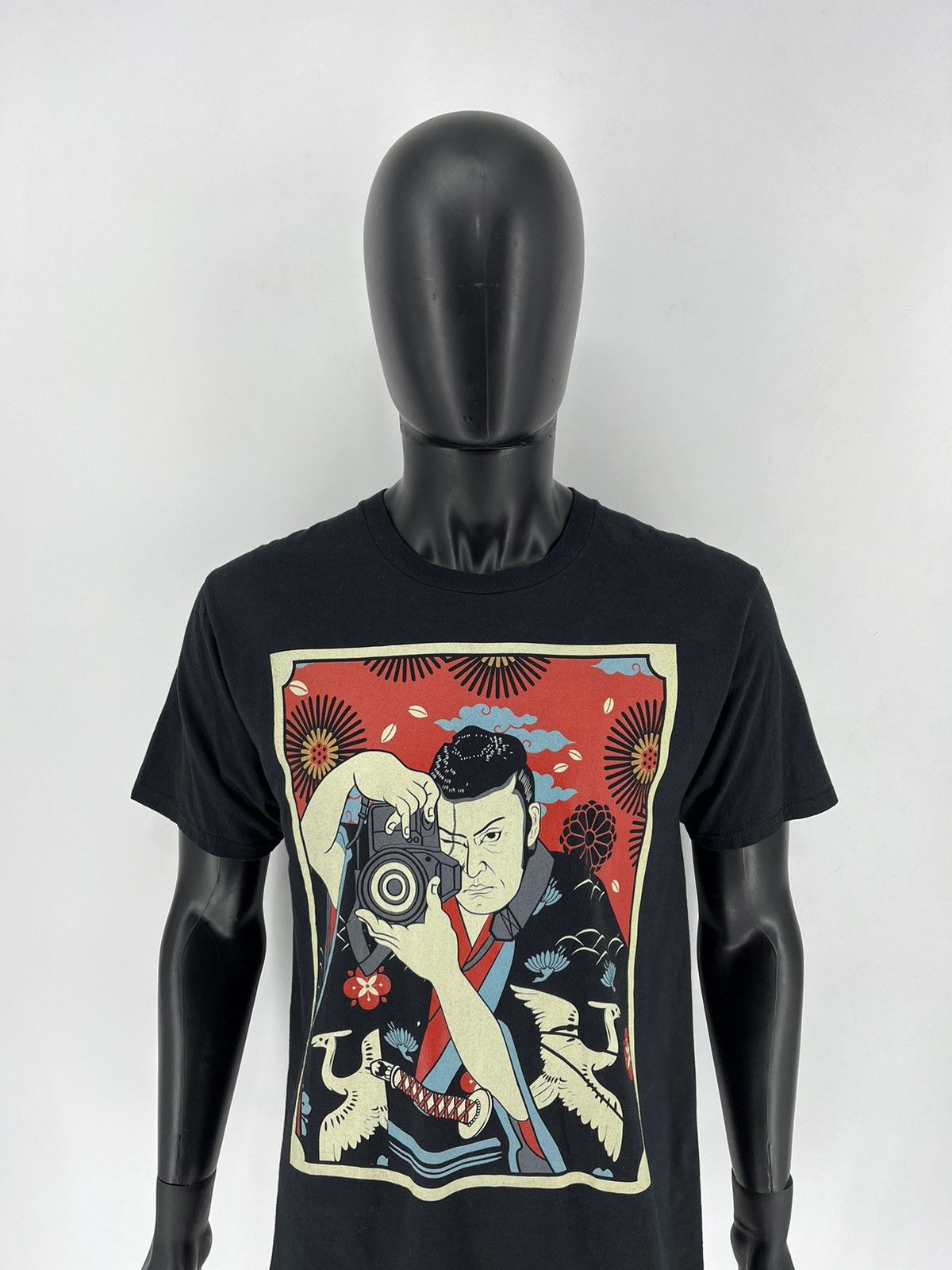 Anime × Vintage Vintage Y2K Photographer Anima Face Tee Art Streetwear Size US L / EU 52-54 / 3 - 5 Thumbnail