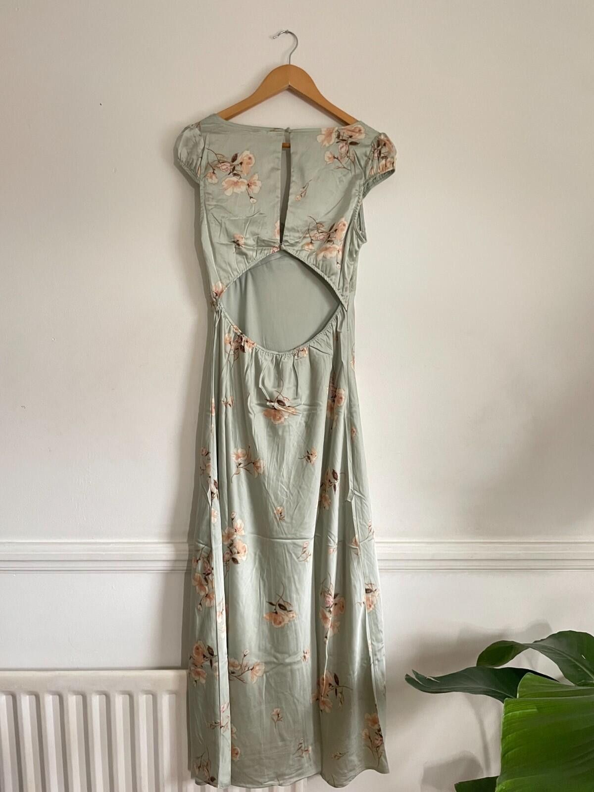 Other Thirty Thirty LA Sage Green Lace Floral Maxi Dress M Size M / US 6-8 / IT 42-44 - 3 Thumbnail