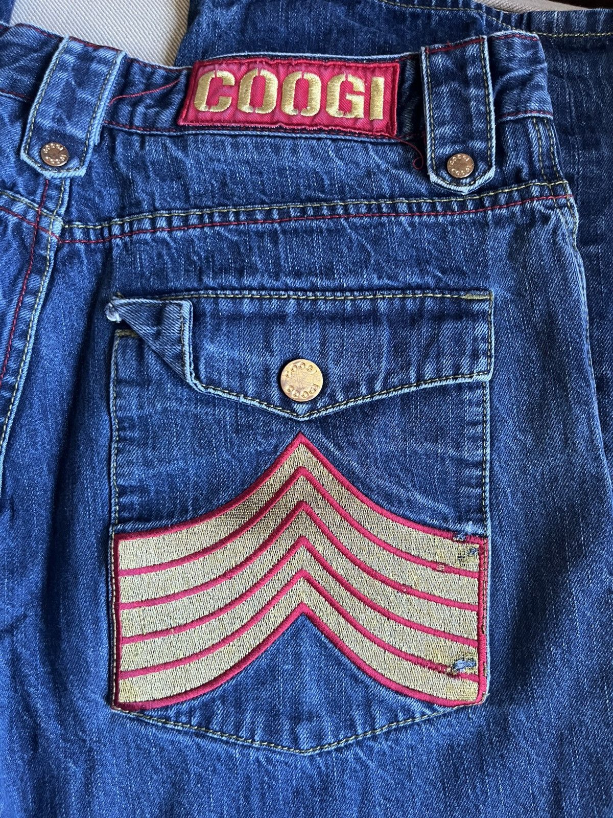 Coogi Vintage Coogi Embroidered Snake Denim Jeans Size US 36 / EU 52 - 13 Thumbnail