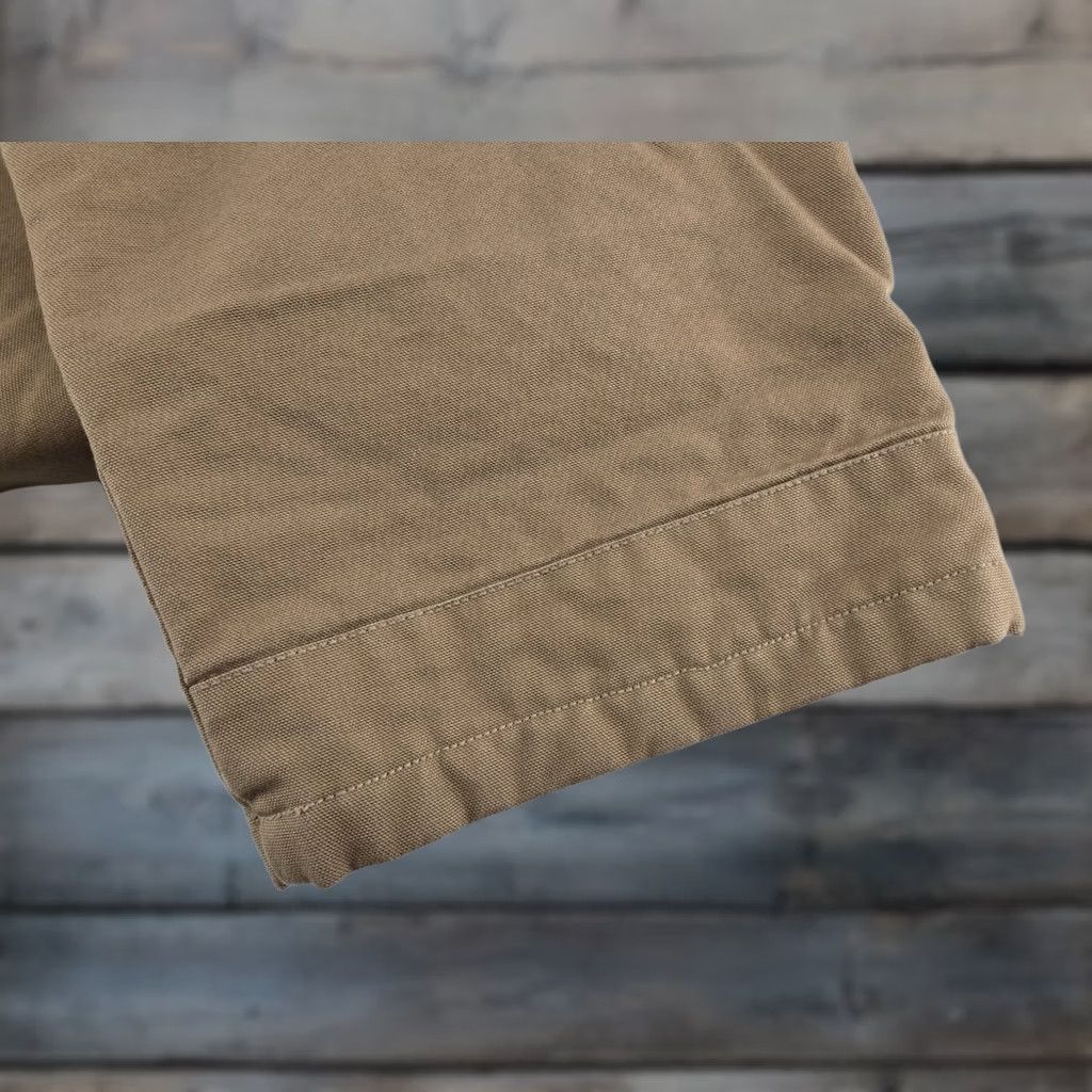 Vintage VINTAGE L.L. Bean Katahdin Iron Works Men’s Fleece Lined Cargo Pants 44/30 Outdoor Cargo Pants Mens Tan Cotton Blend 30 Inseam Straight Leg"} Size US 44 / EU 60 - 1 Thumbnail