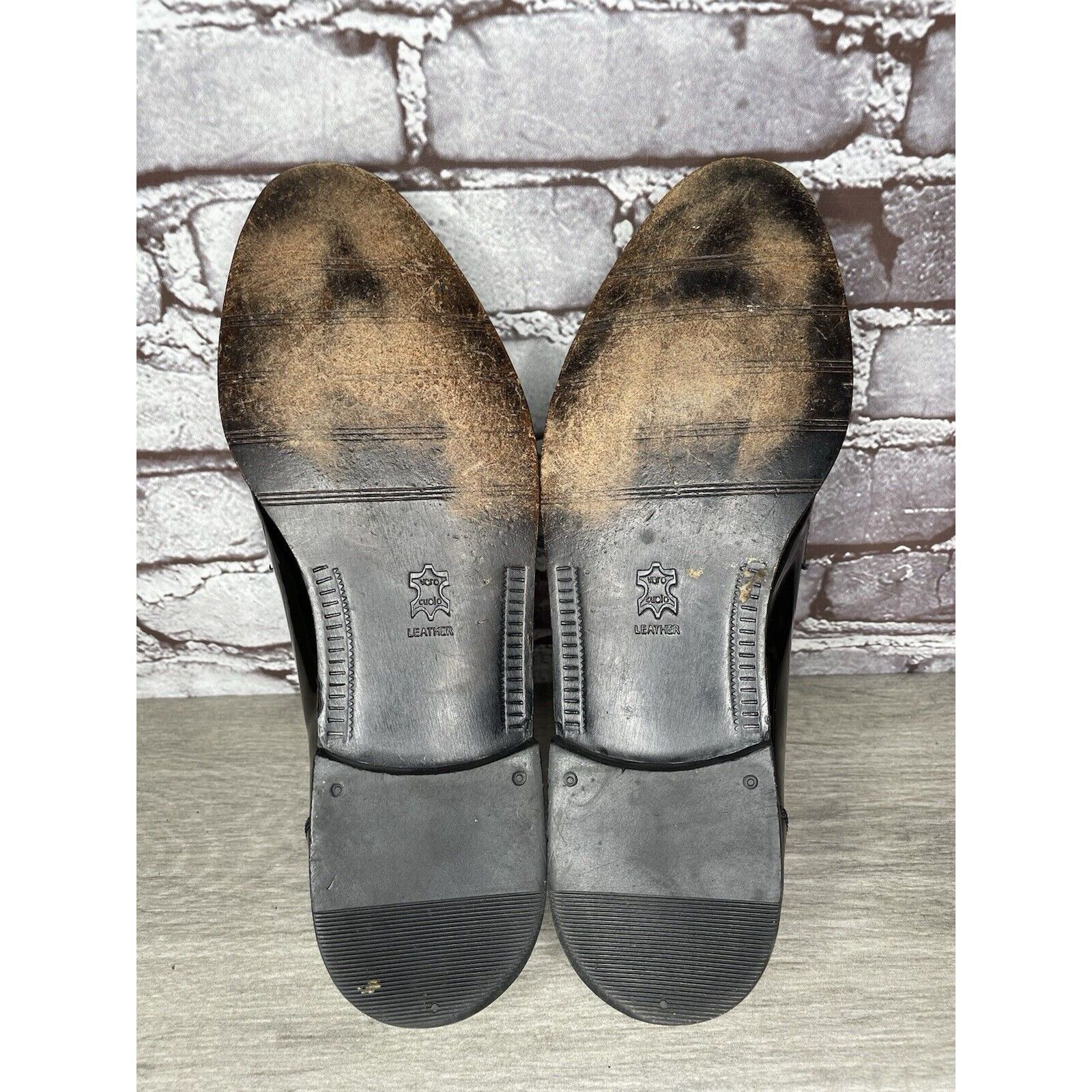 Adolfo Dominguez ADOLFO Black Patent Leather Tuxedo Dress Loafers Shoes Men’s Size US 8.5 / EU 41-42 - 12 Thumbnail