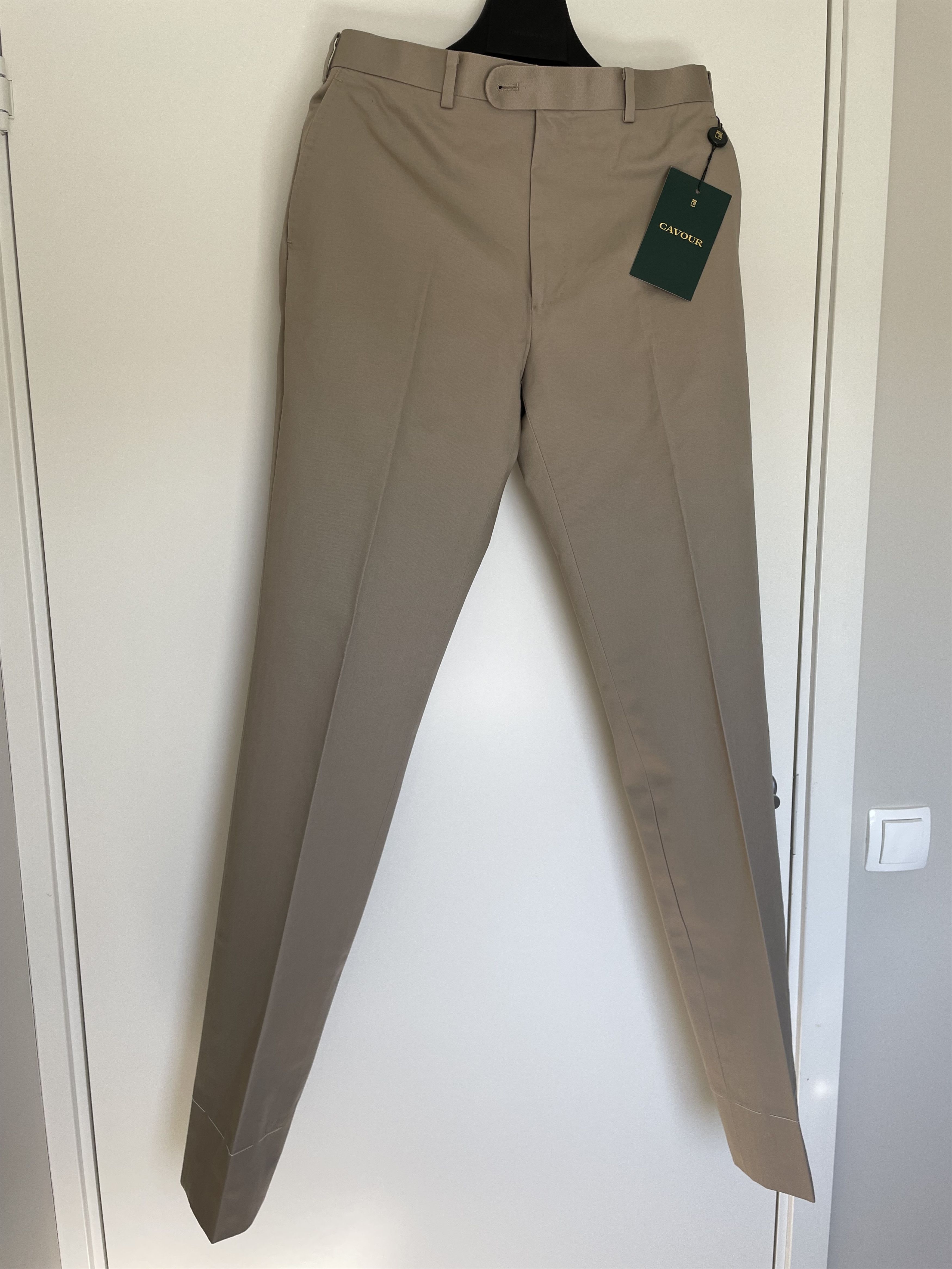 Other NWT Cavour khaki cotton trousers, size 48\w32 Size US 32 / EU 48 - 1 Thumbnail