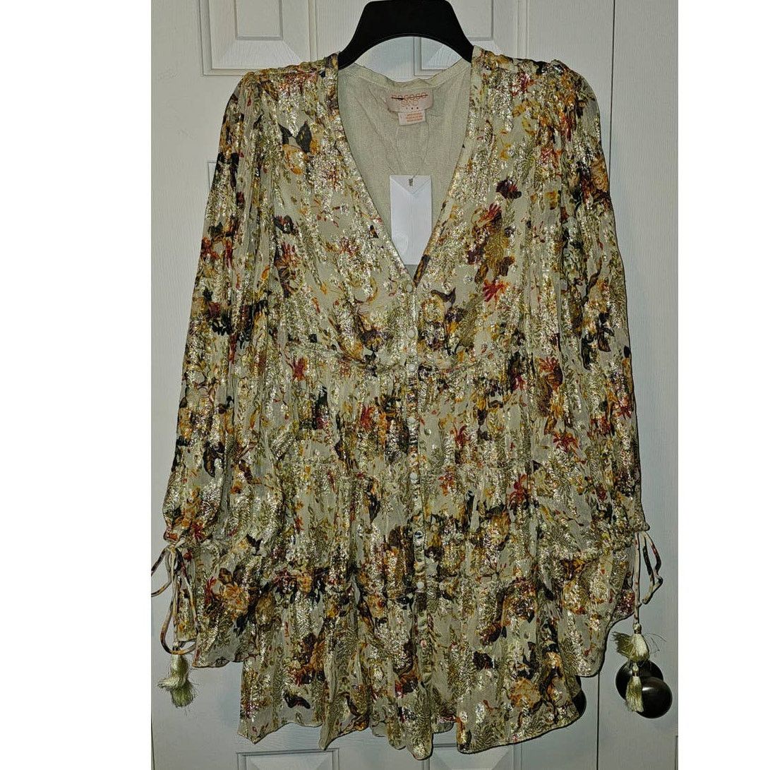 Free People New Free People Rococco Sands Cara Mini Dress $383 SMALL Size S / US 4 / IT 40 - 6 Thumbnail