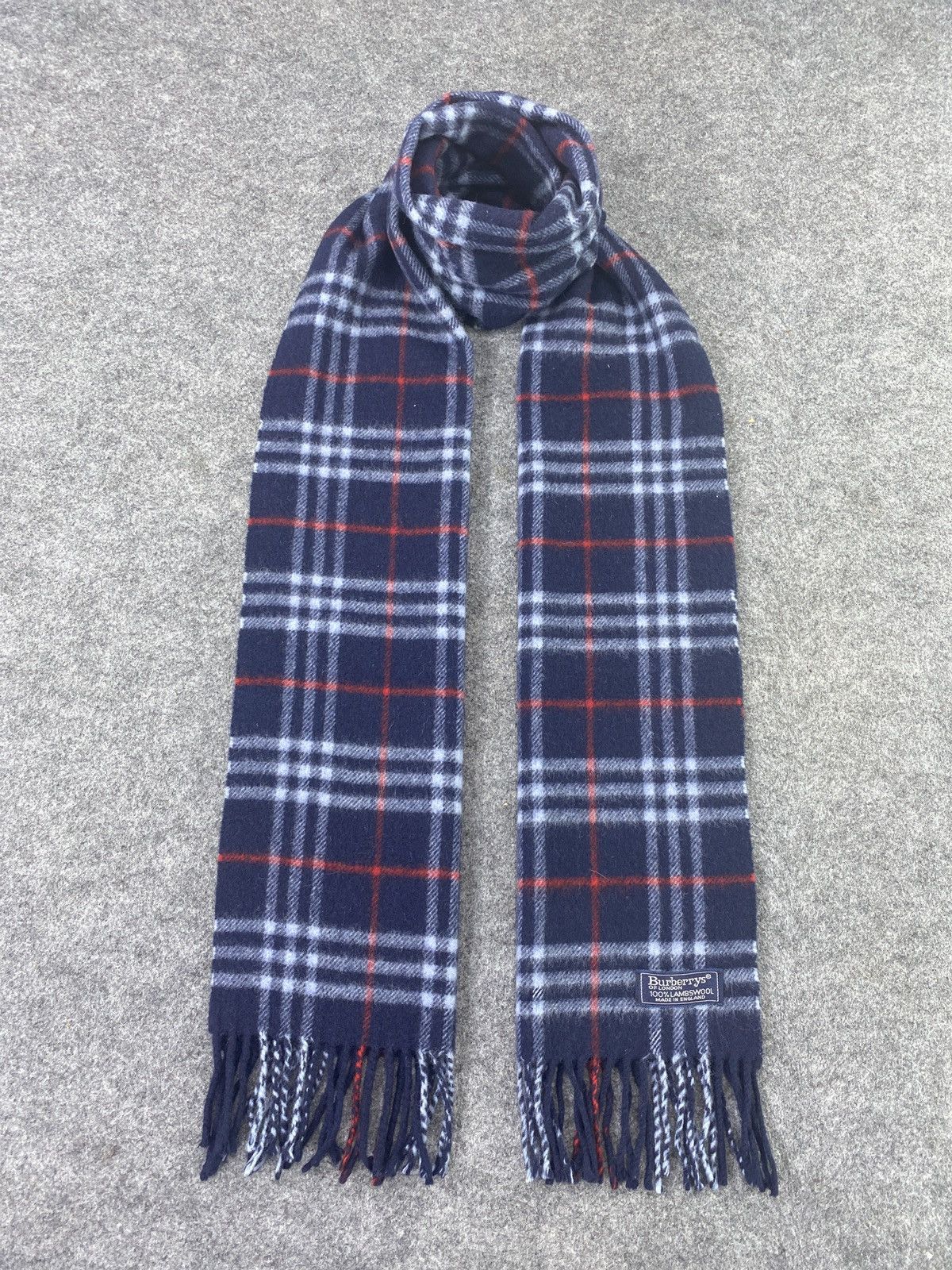 Burberry × Vintage VINTAGE BURBERRY Scarf / Muffler / Neckwear -T1053 Size ONE SIZE - 1 Thumbnail