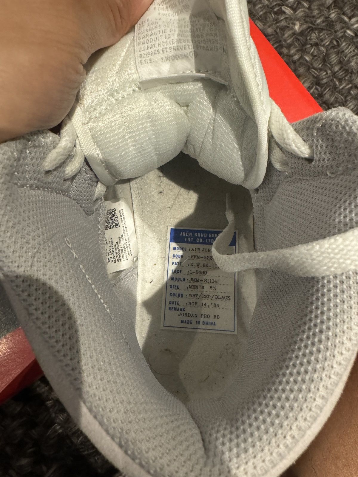 Jordan Brand × Nike AJ 1 85 Hi Neutral Gray Size US 8.5 / EU 41-42 - 7 Thumbnail