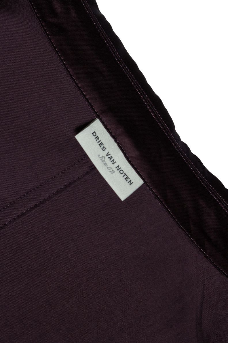 Dries Van Noten Dries van Noten, Shiny overcoat in burgundy Size US L / EU 52-54 / 3 - 7 Thumbnail