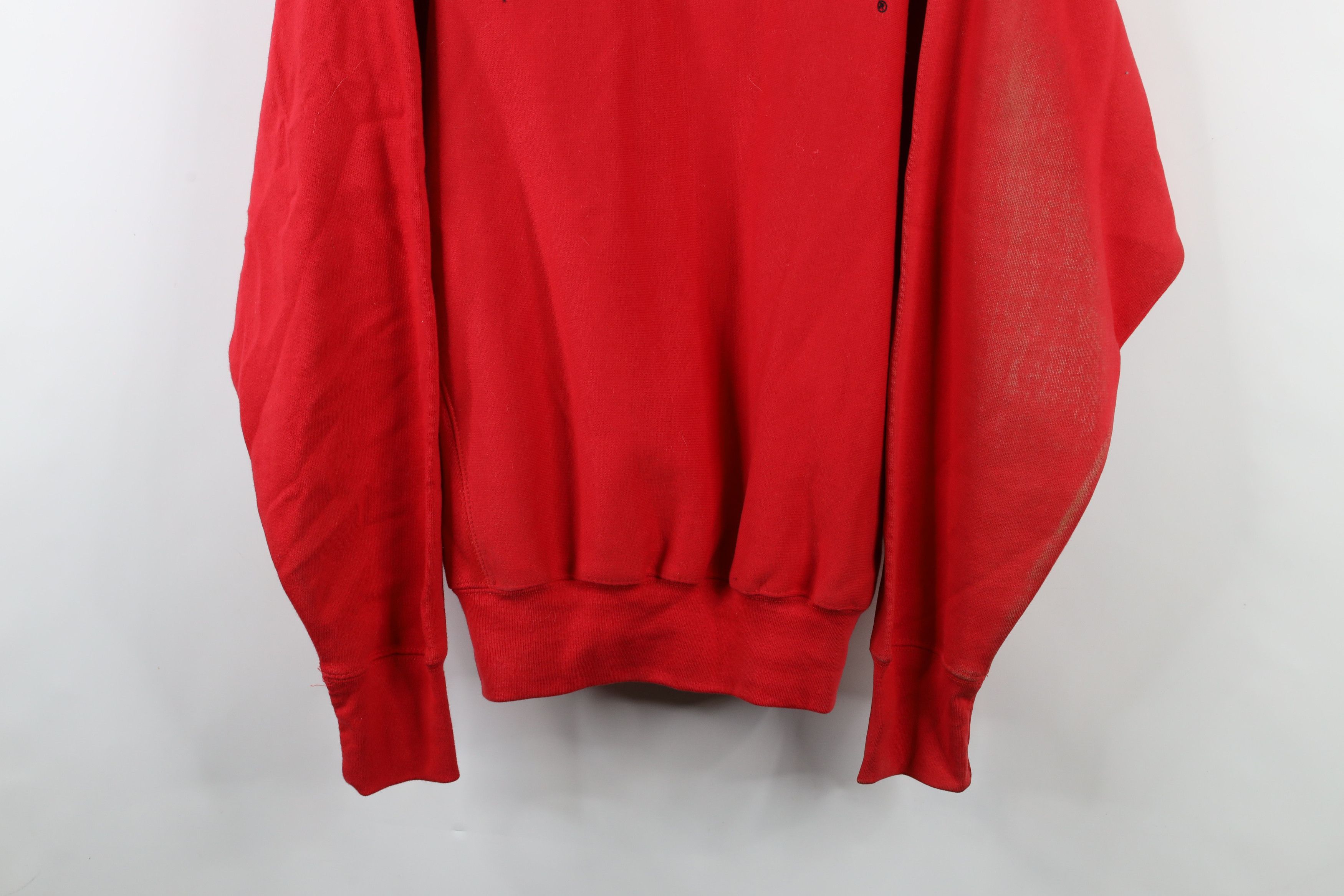 Vintage Vintage 90s Heavy Ohio State University Sweatshirt Red Size US S / EU 44-46 / 1 - 3 Thumbnail