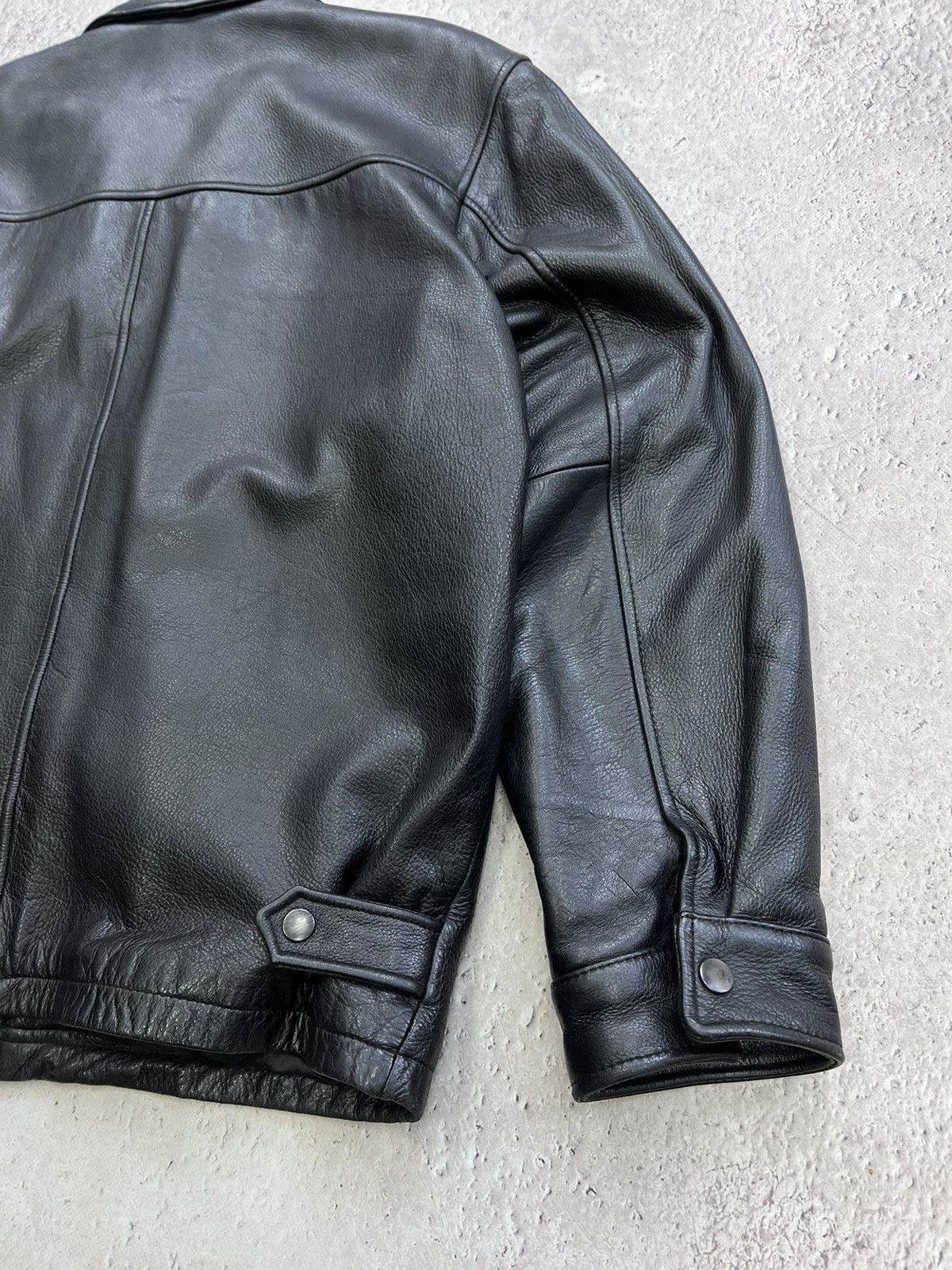 Genuine Leather × Japanese Brand VINTAGE Biker's Y2K Leather Jacket Perfecto Style SCHOTT Size US L / EU 52-54 / 3 - 11 Thumbnail