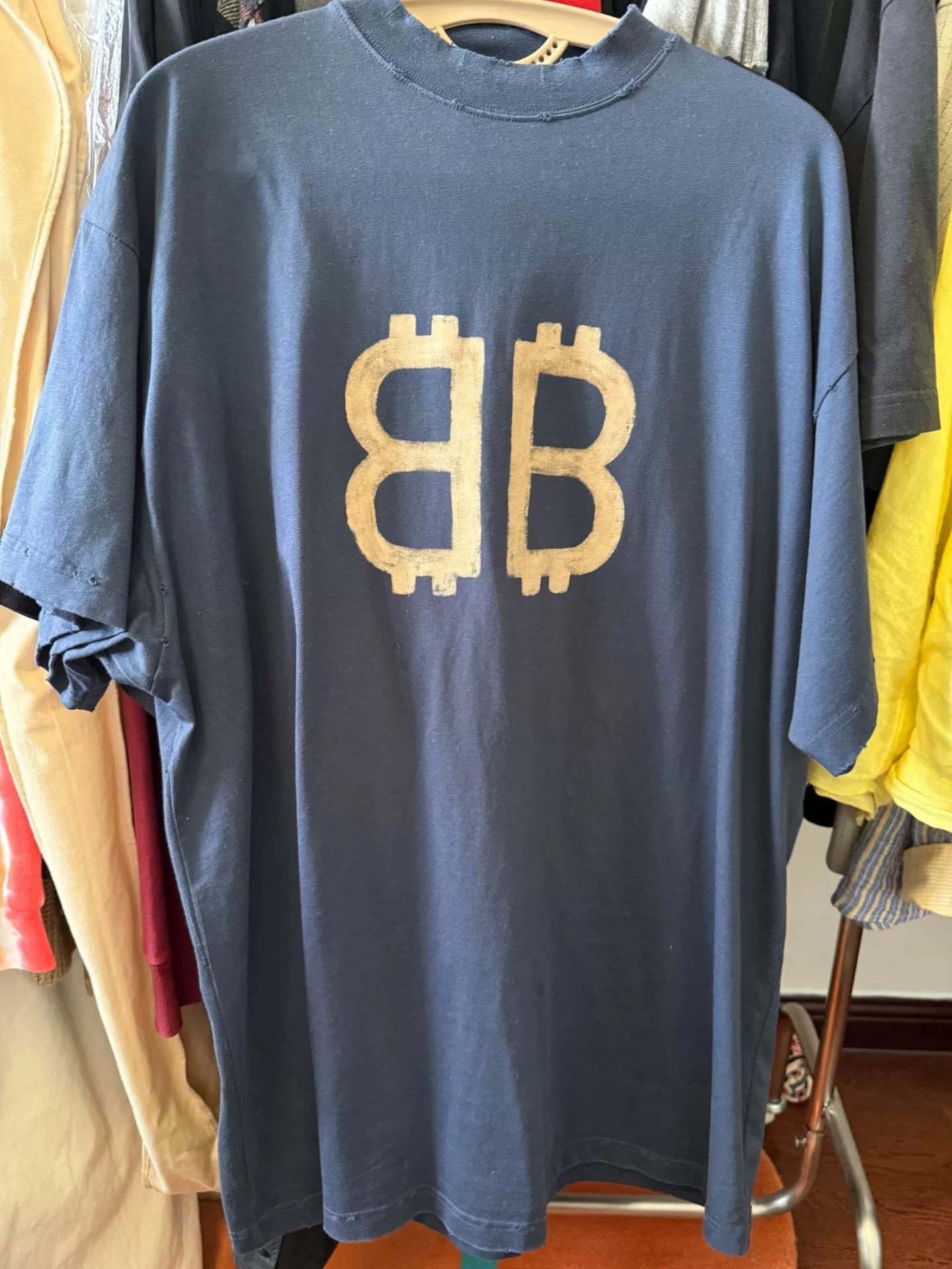 Balenciaga Balenciaga Bitcoin Short Sleeve T-Shirt Size US M / EU 48-50 / 2 - 1 Thumbnail