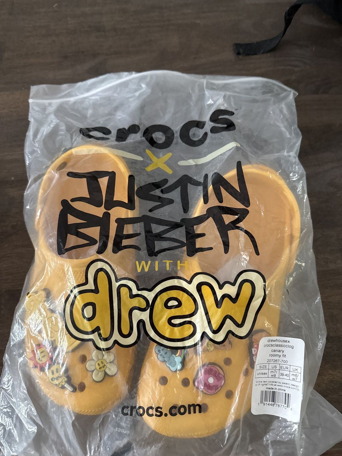 Crocs Crocs x Justin Bieber x Drew House Size: M7W9 Size US 7 / EU 40 - 5 Thumbnail
