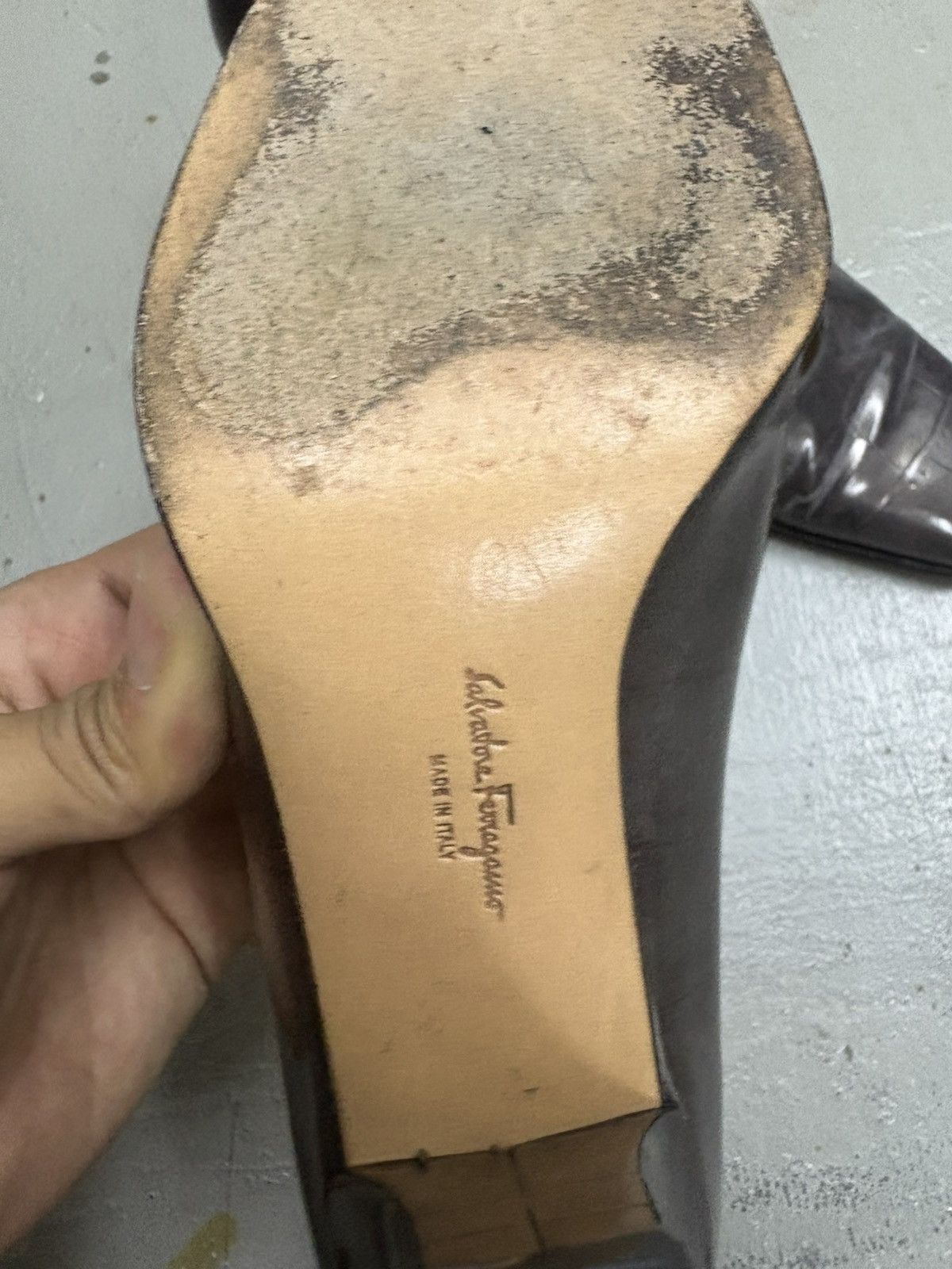 Salvatore Ferragamo Salvatore Ferragamo Leather Heels Size US 5.5 / IT 35.5 - 7 Thumbnail