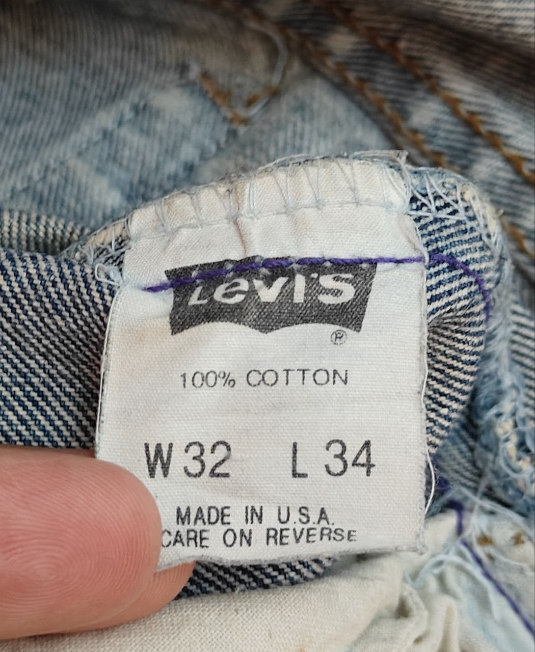 Levi's 90s Vintage Levis 501 Denim Size US 32 / EU 48 - 8 Thumbnail