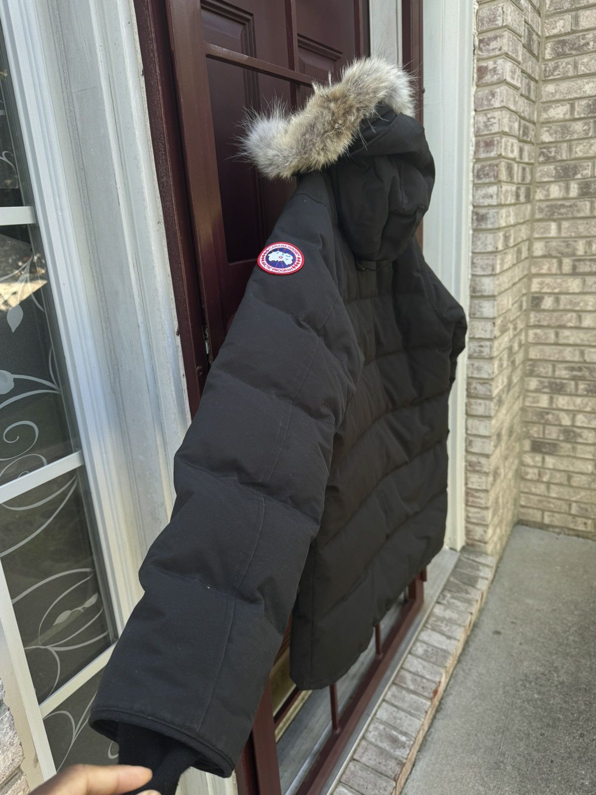 Canada Goose Black Canada Goose Men's Parka with Fur Trim Hood - [XL] Size US XL / EU 56 / 4 - 5 Thumbnail