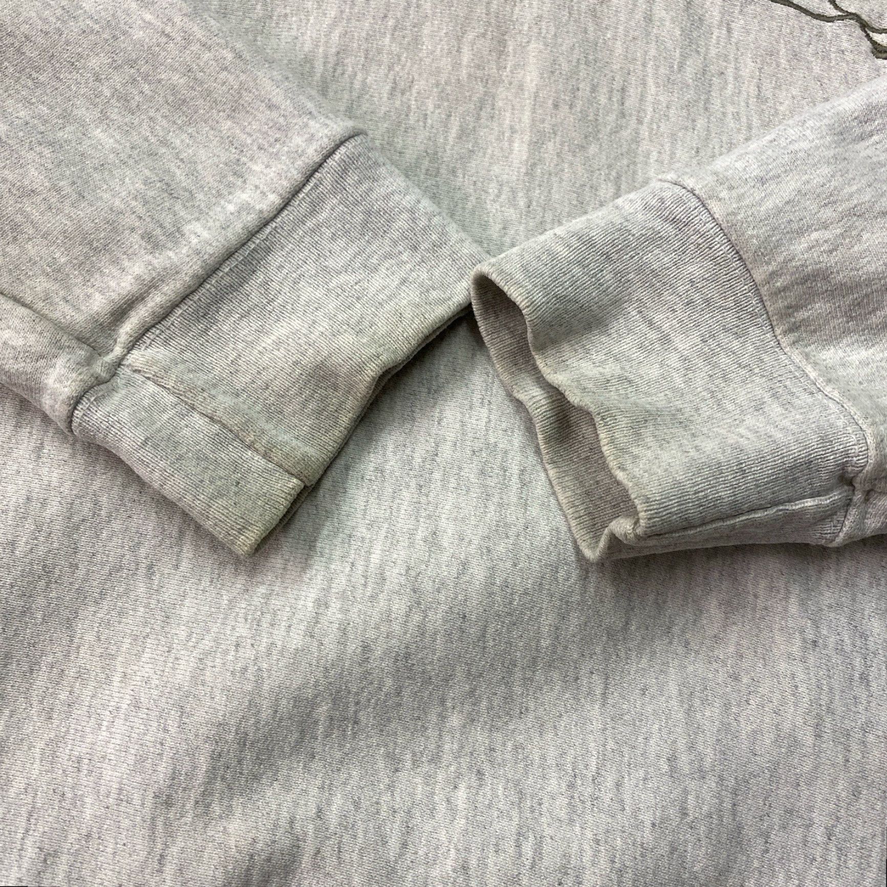 NBA VINTAGE 90s NBA Houston Rockets Hoodie Sweatshirt XL Crew Neck Long Sleeve Reversible Gray Legends Athletic Basketball Men Mens Size US XL / EU 56 / 4 - 2 Thumbnail