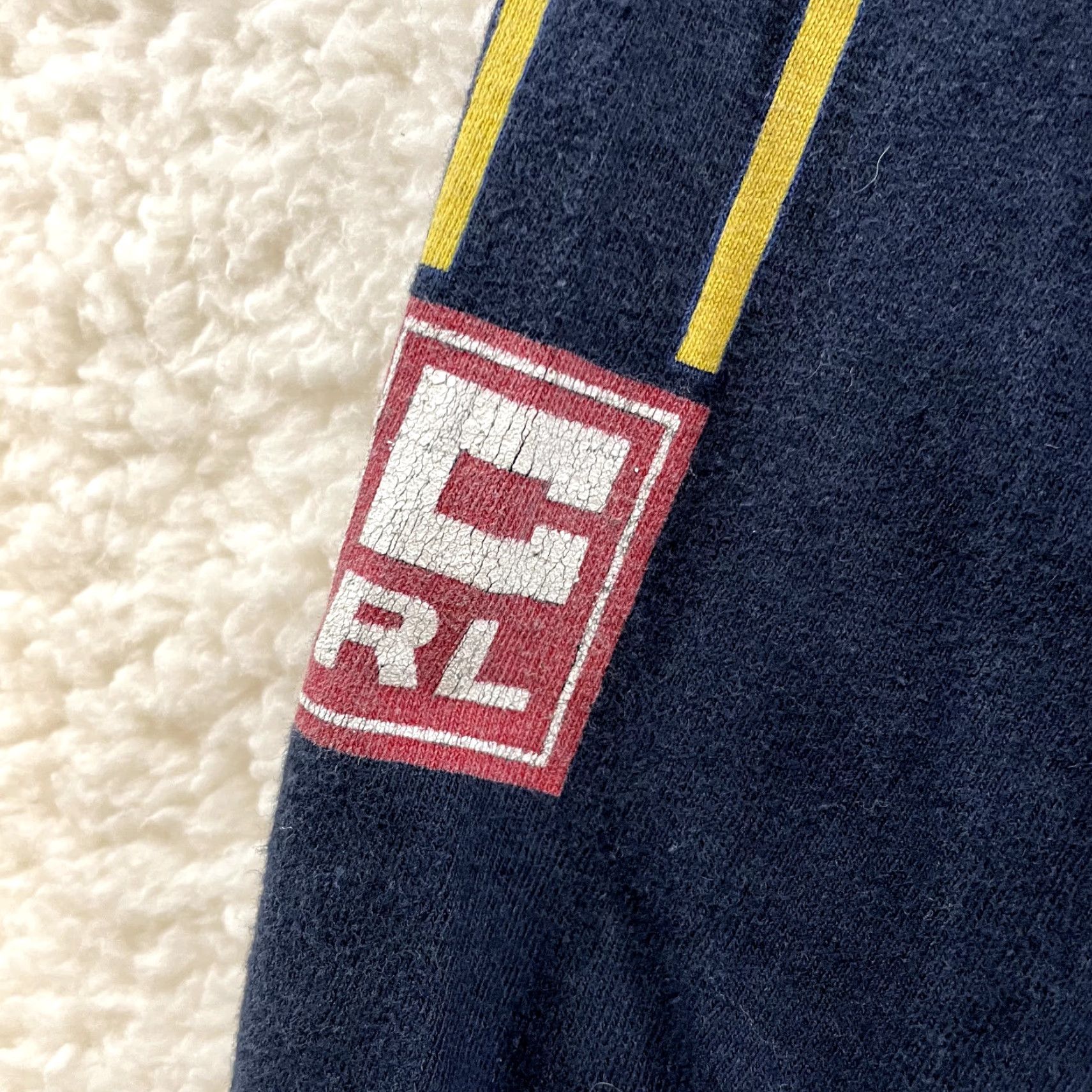 Chaps VINTAGE 90s Y2K Ralph Lauren Chaps T-Shirt 2XL Navy Logo Spellout Grunge Mens Shirt Graphic Tee Size US XXL / EU 58 / 5 - 5 Thumbnail