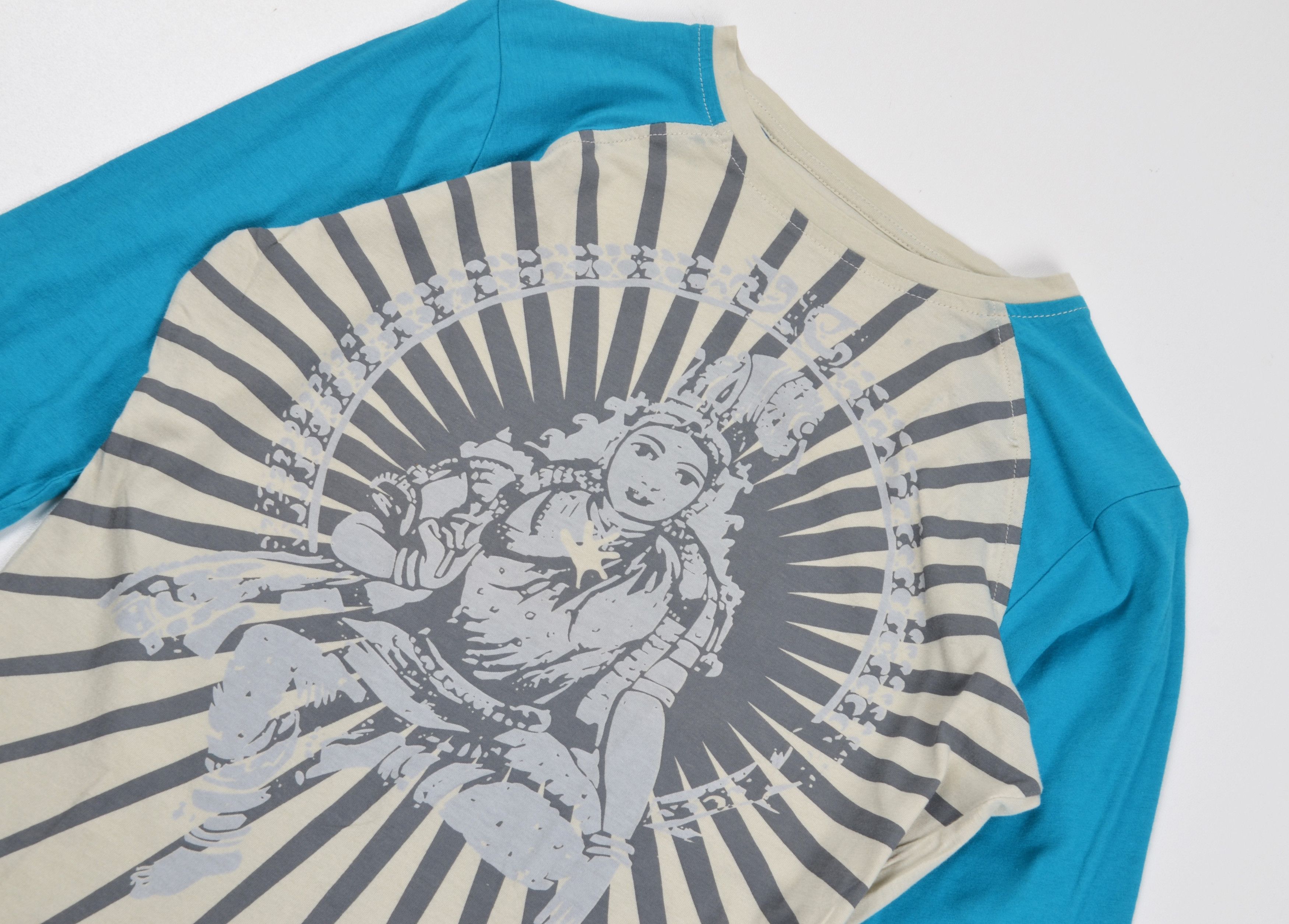 SALEWA Vintage Salewa Y2K Graphic Print Indie Grunge Raglan Tee Size XS / US 0-2 / IT 36-38 - 5 Thumbnail