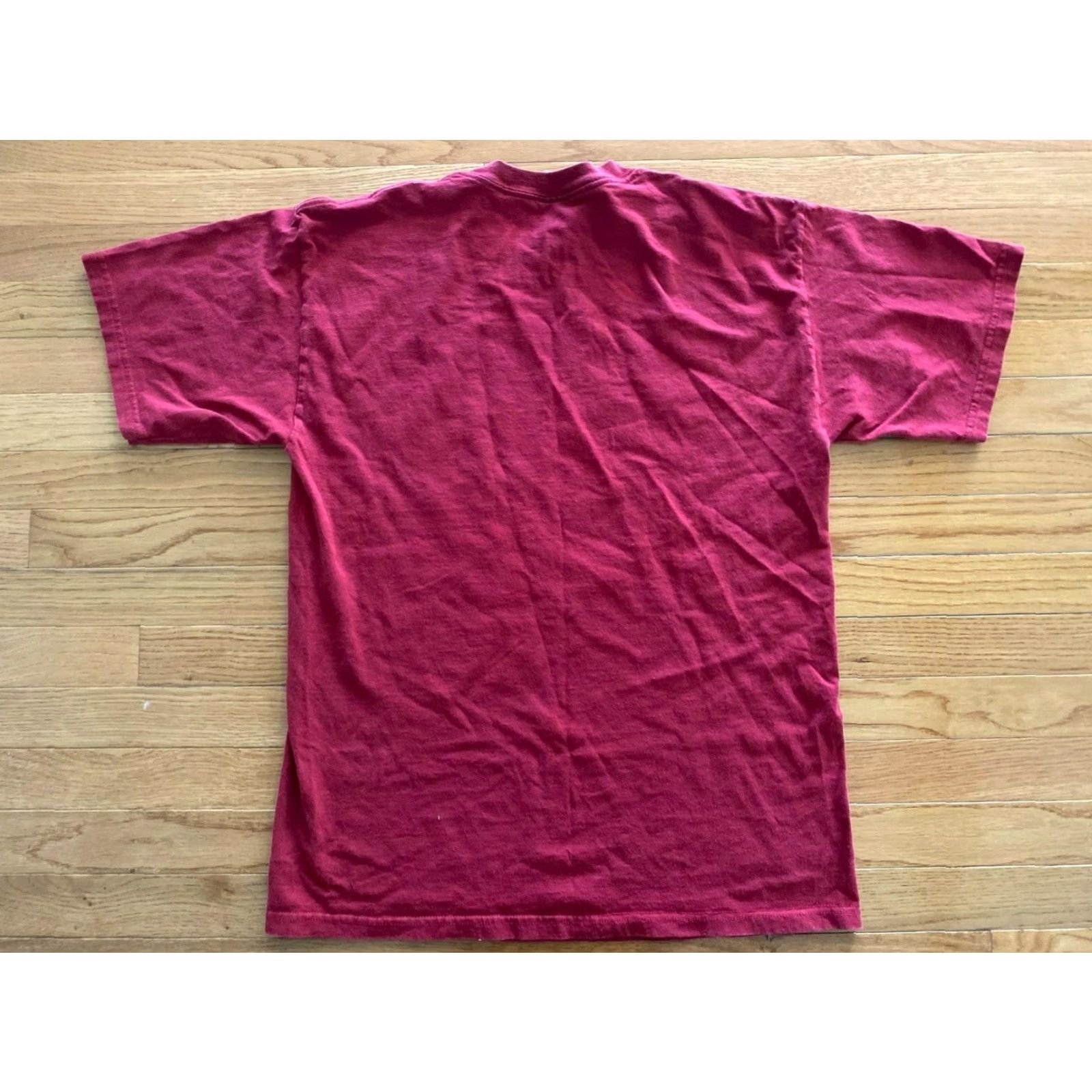 Vintage VTG Coca-Cola Circle City Classic Shirt Red L Mens Crew Neck Short Sleeve Football Logo 1990s 2000s Sports T-Shirt Cotton Knit Vintage Size US L / EU 52-54 / 3 - 2 Thumbnail