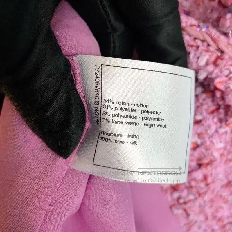 Chanel Chanel Pink Cotton Blend Vest for Women . Size S / US 4 / IT 40 - 9 Thumbnail
