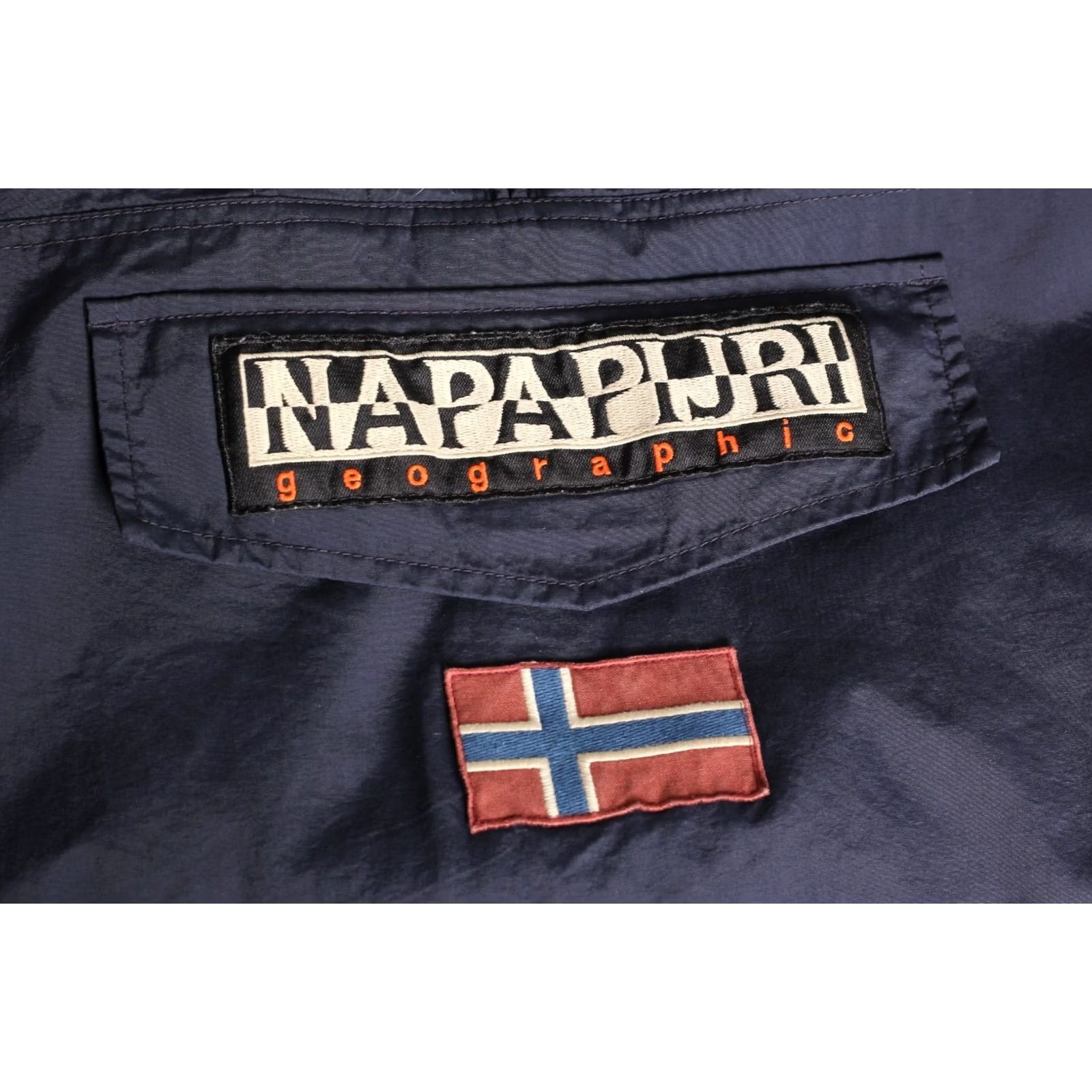 Napapijri NAPAPIJRI Rainforest Hooded Anorak Jacket Men Size M Blue Designer Ski Winter Size US M / EU 48-50 / 2 - 7 Thumbnail