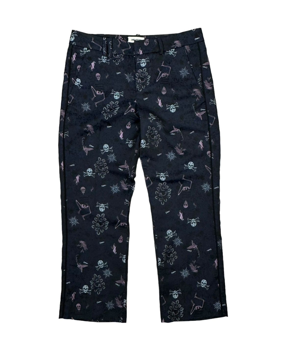 Zadig & Voltaire Zadig & Voltaire Posh Jac Tatoo Printed Chino Pants size 36 Size 26" / US 2 / IT 38 - 8 Thumbnail