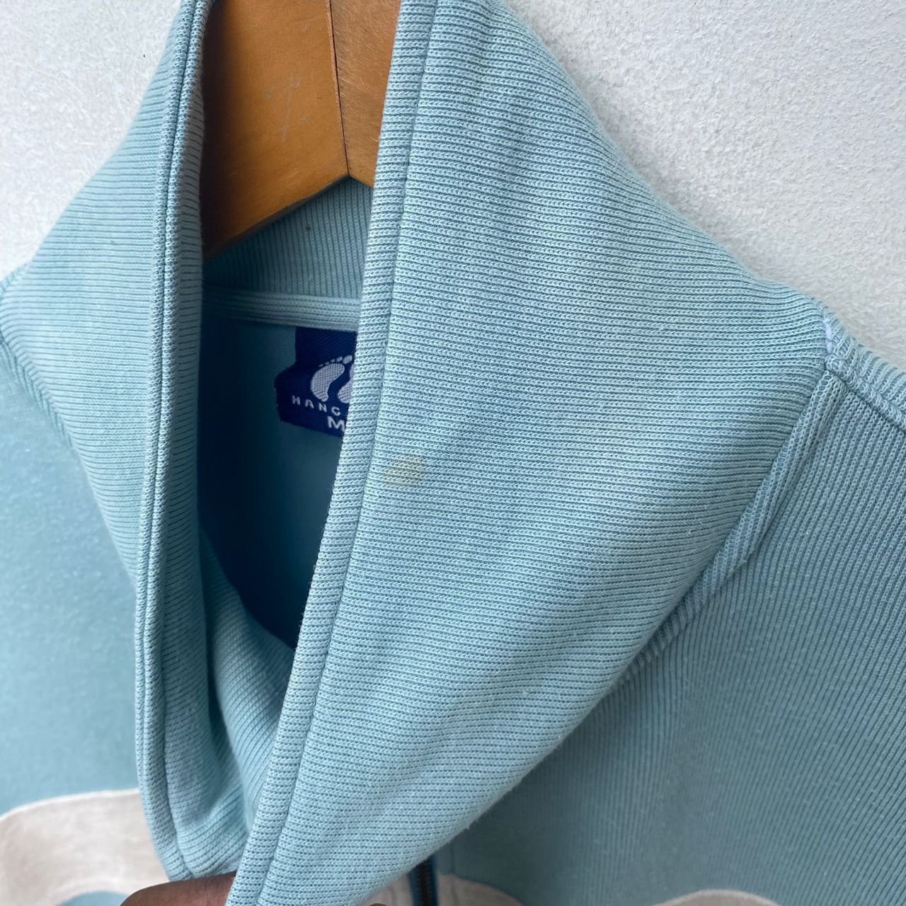 Hang Ten × Vintage VINTAGE HANG TEN ZIPPER SWEATER MEDIUM SKY BLUE Size US M / EU 48-50 / 2 - 8 Thumbnail