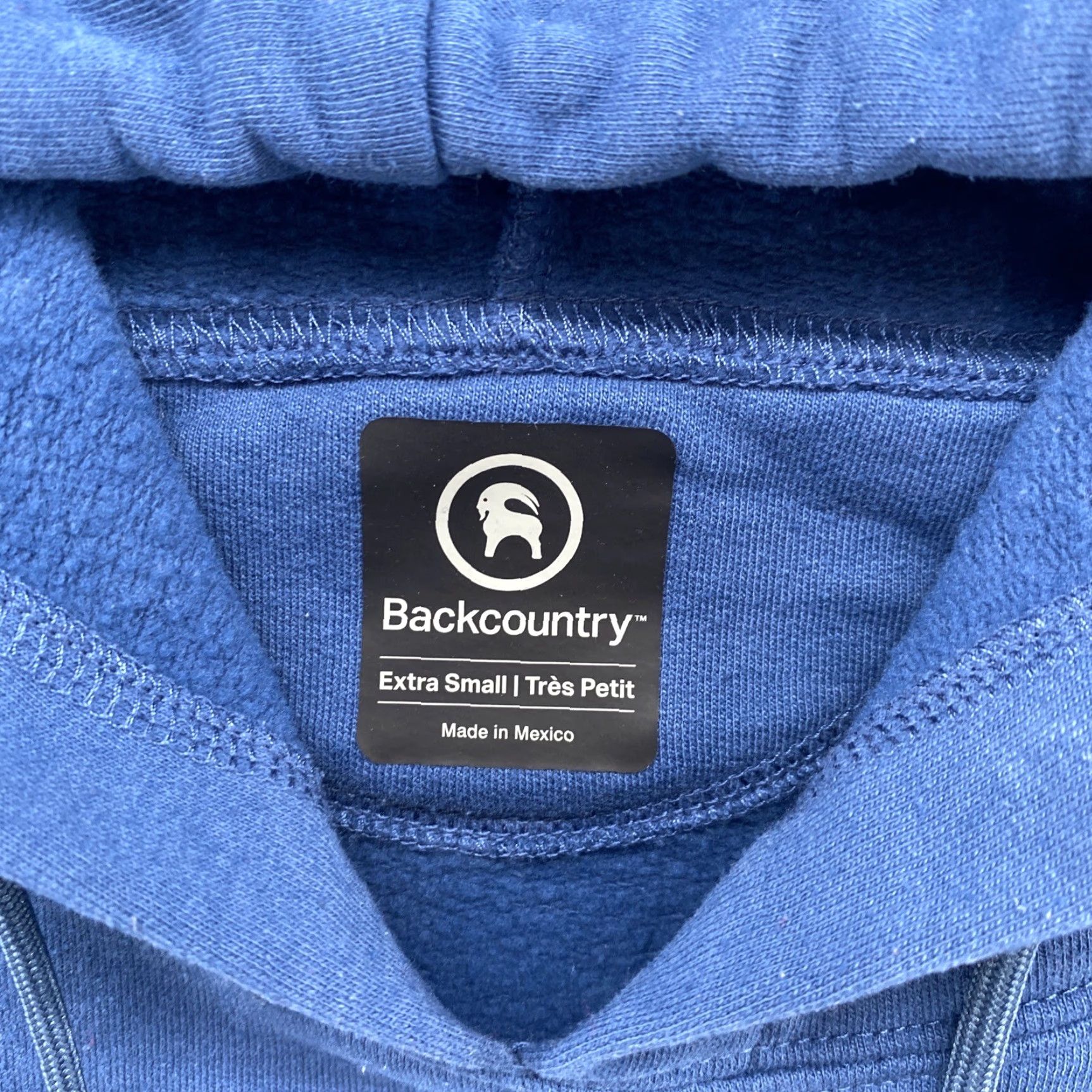 Vintage Backcountry Women’s Blank Blue Pullover Hoodie Sweatshirt XS Size Hoodie Women Blue Pullover Hooded Activewear XS Size XS / US 0-2 / IT 36-38 - 3 Thumbnail