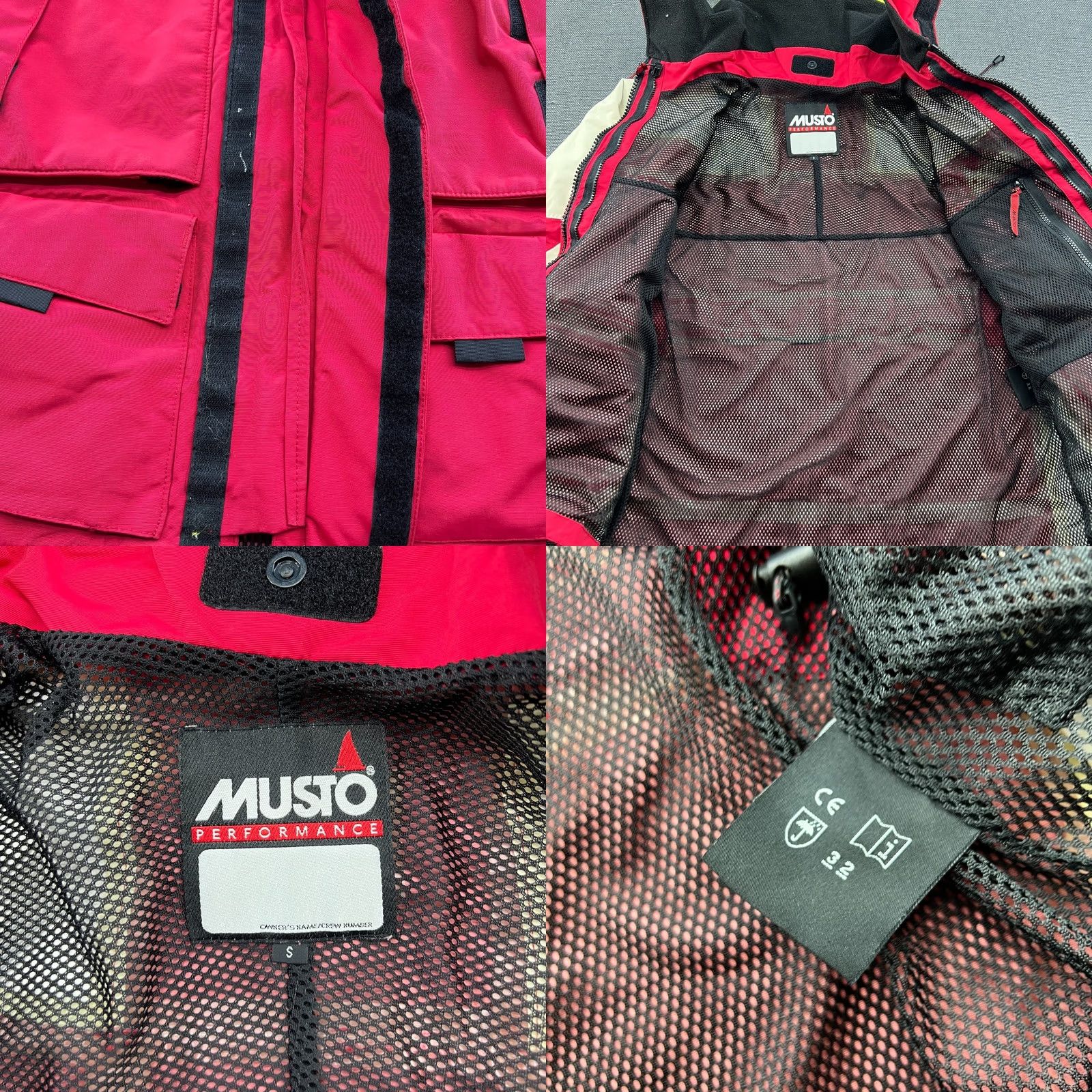 Musto MUSTO Performance Yachting Jacket Mens Small Sailing Hooded Waterproof Offshore Windbreaker Jacket Size US S / EU 44-46 / 1 - 8 Thumbnail