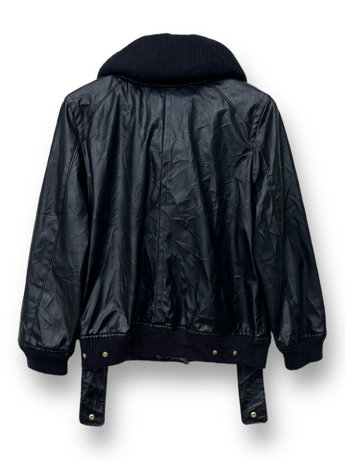 mercibeaucoup Mercibeaucoup by Issey Miyake Pu Leather Bomber Jacket Size M / US 6-8 / IT 42-44 - 6 Thumbnail