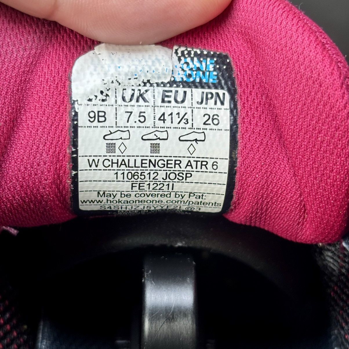 Hoka Hoka One One Challenger ATR 6 1106512-JOSP Womens US 9B Size US 9 / IT 39 - 11 Thumbnail