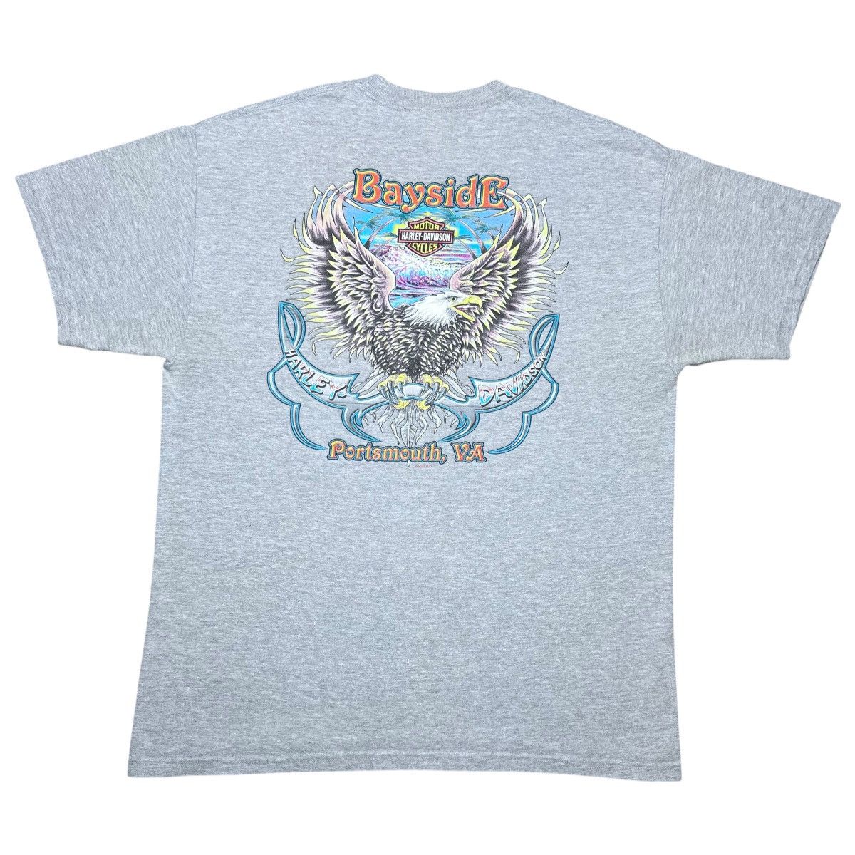 Harley Davidson Vintage 2000 Harley Davidson Portsmouth Virginia Eagle Tee Size US L / EU 52-54 / 3 - 1 Thumbnail