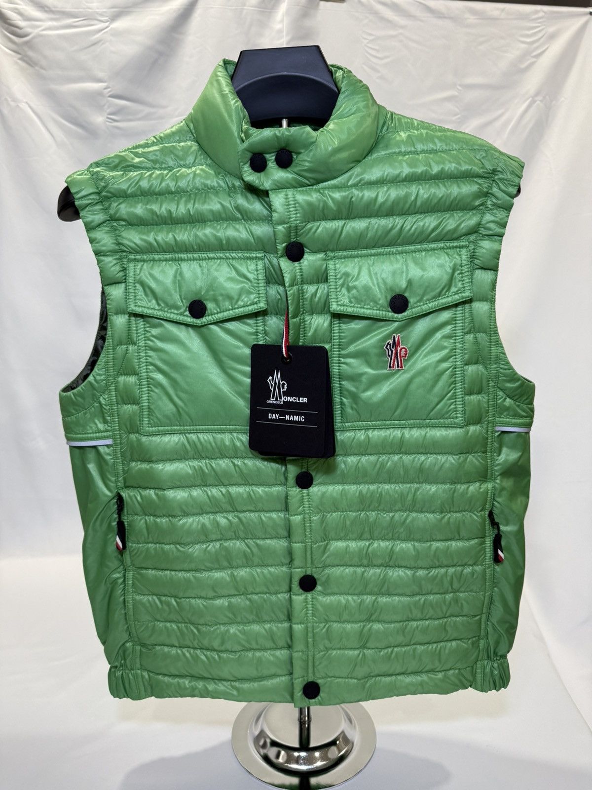Moncler Grenoble Green Ollon Down Vest