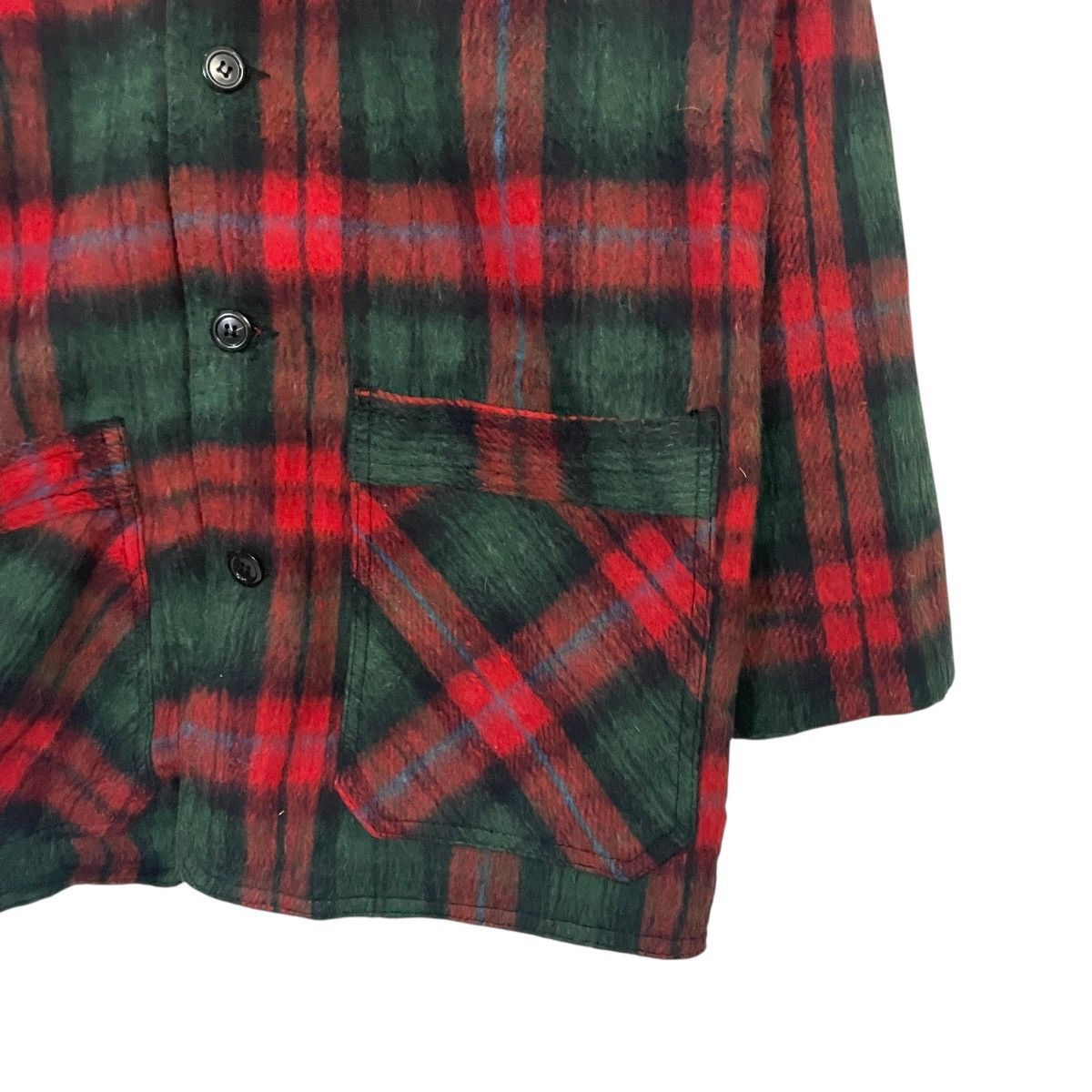 Japanese Brand Vintage Halt Wool Chekered Jacket Size US M / EU 48-50 / 2 - 4 Thumbnail