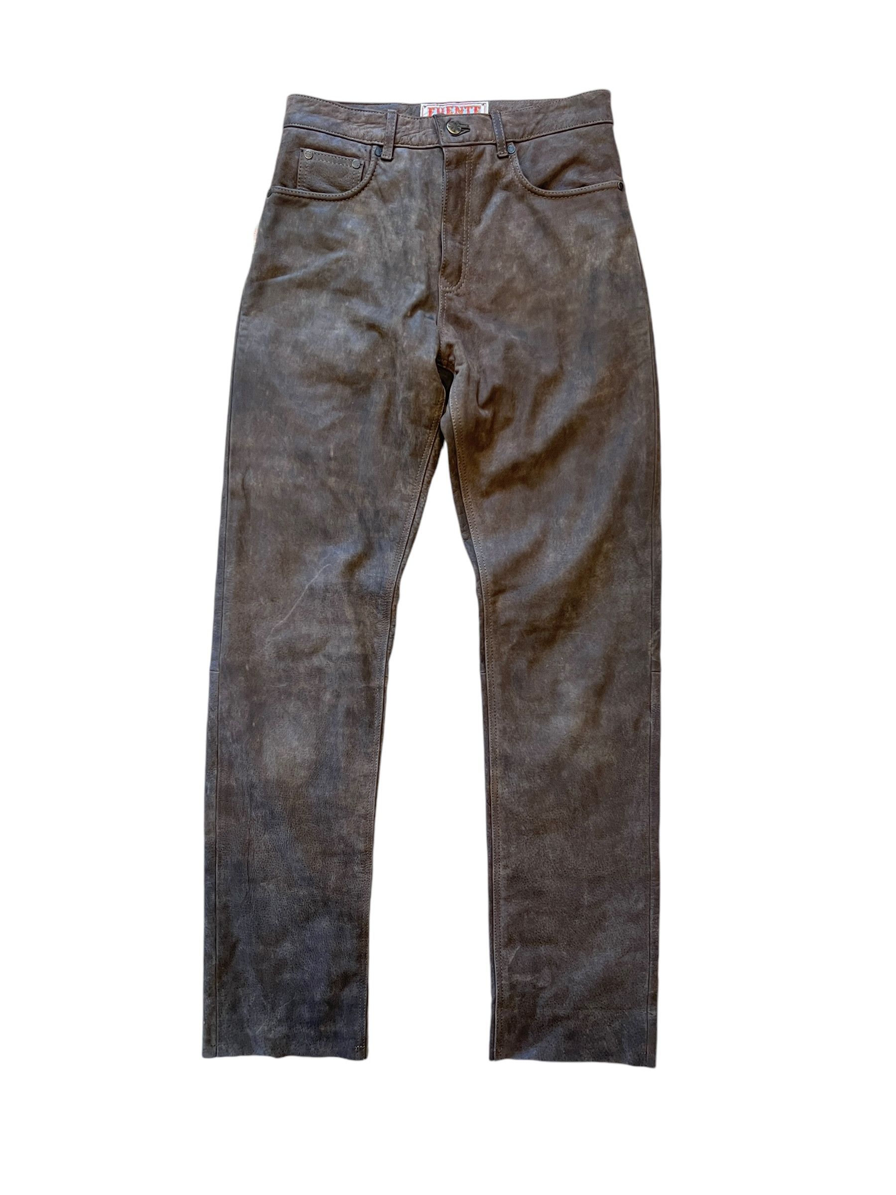 Vintage Vintage Brown Leather Motorcycle Pants Size US 30 / EU 46 - 1 Thumbnail