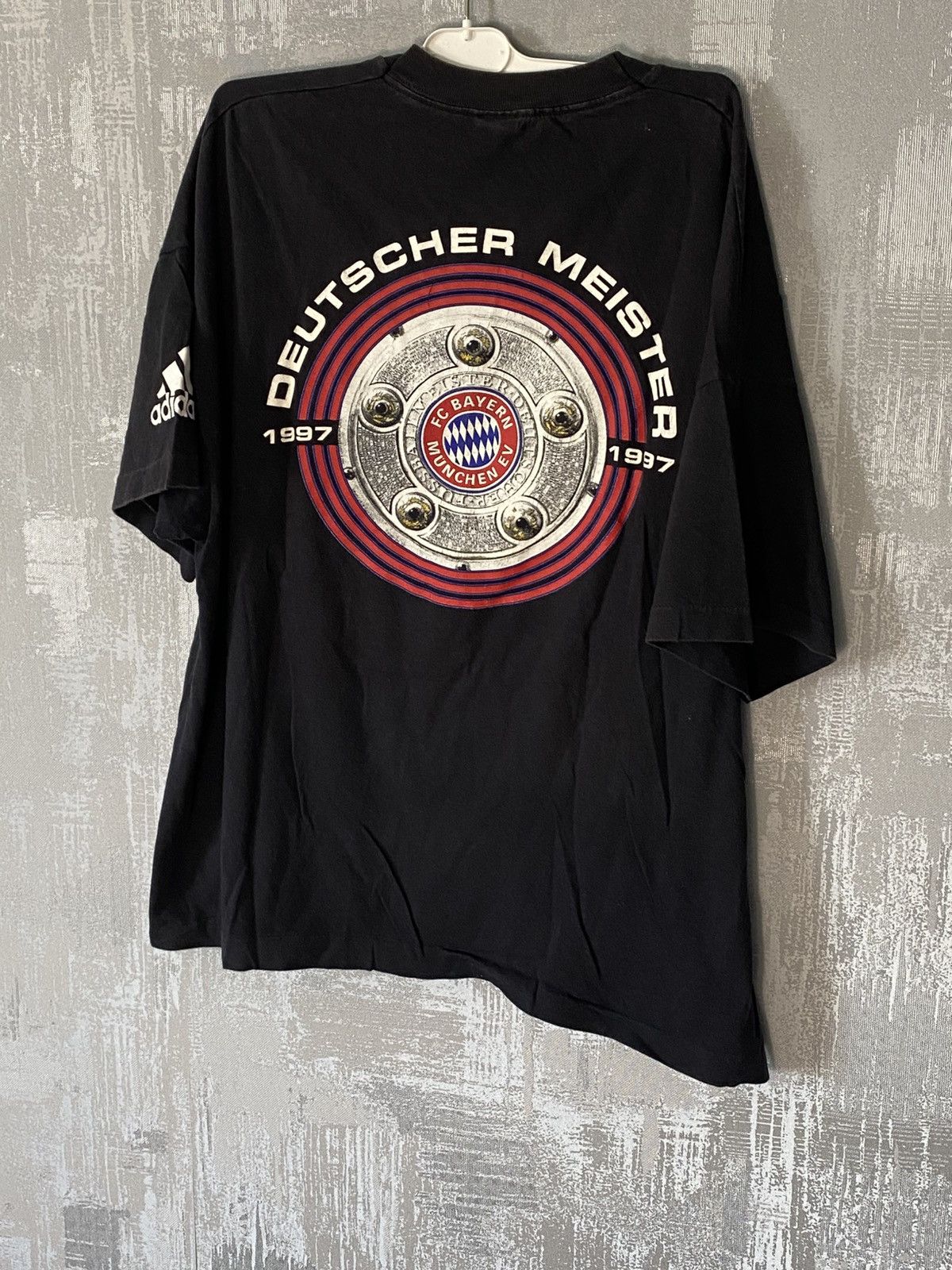 Adidas Vintage Bayern Munich Fc Adidas 1997 Double-sides Tshirt Size US XL / EU 56 / 4 - 2 Thumbnail