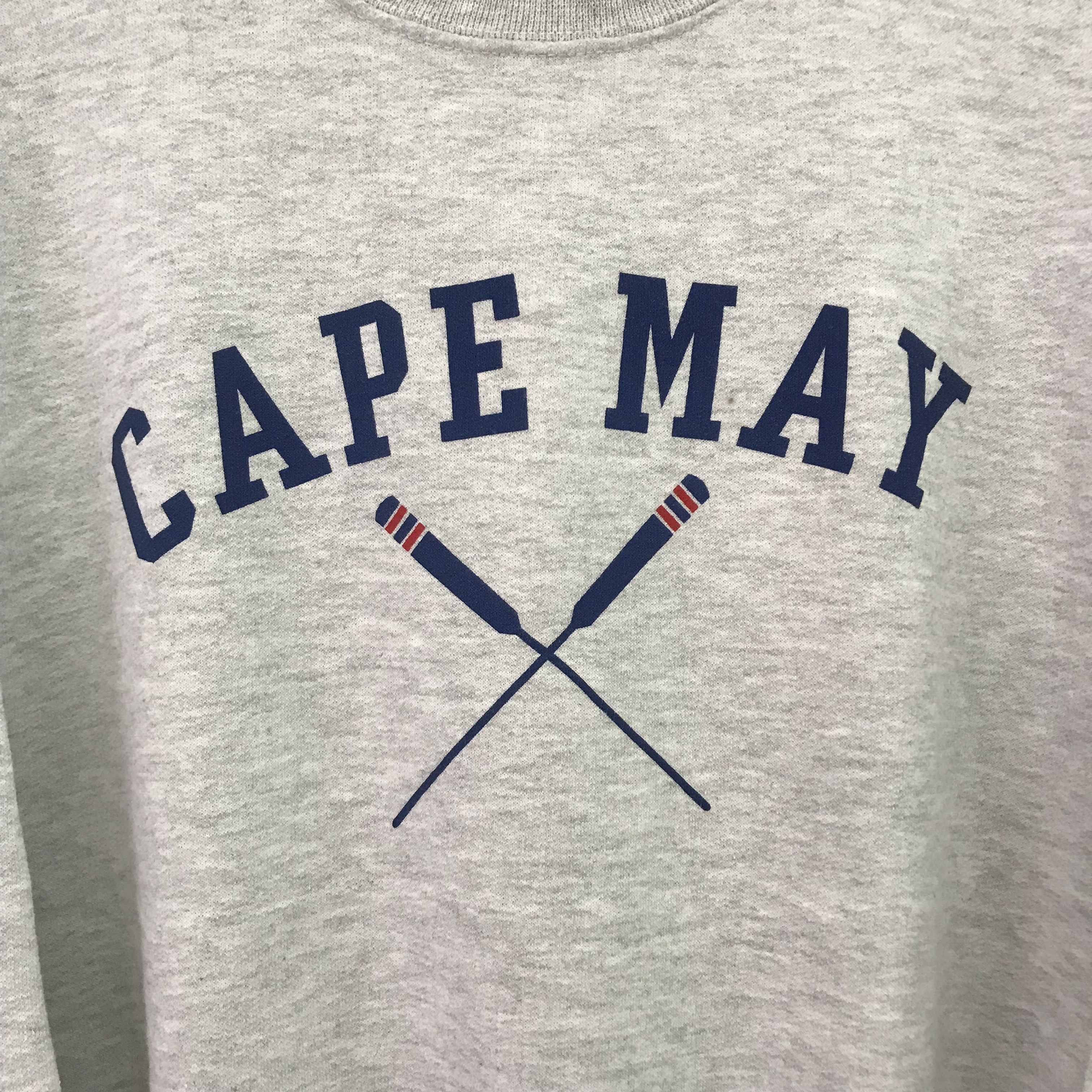 City Streets Vintage Cape May City New Jersey Spell Out Sweater Xlarge Size US XL / EU 56 / 4 - 5 Thumbnail