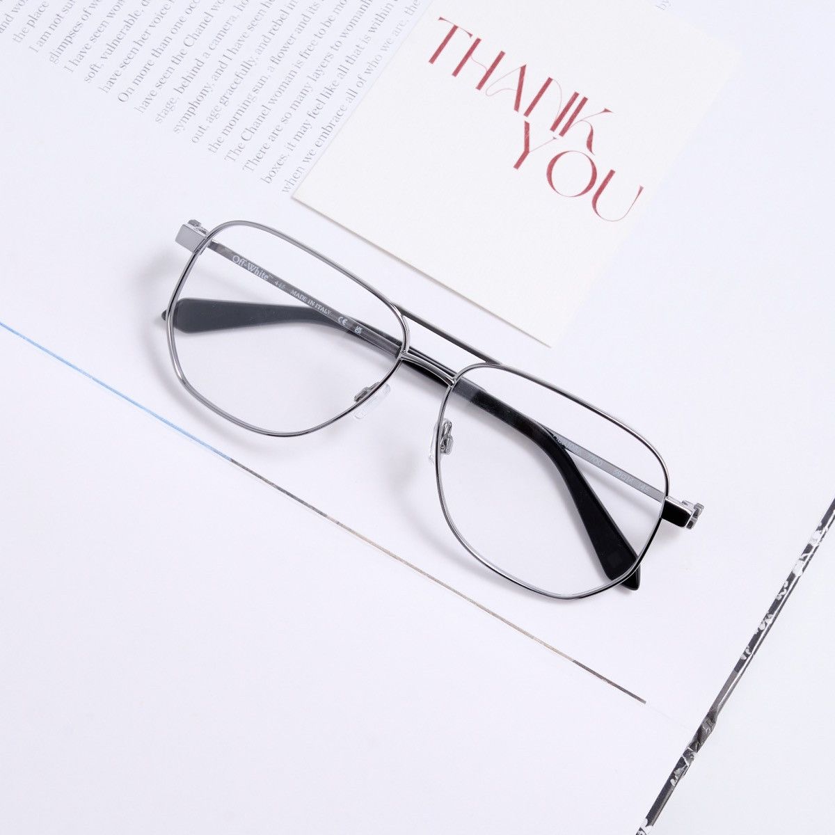 Off-White OFF WHITE STYLE 8A GUNMETAL GLASSES Size ONE SIZE - 5 Thumbnail