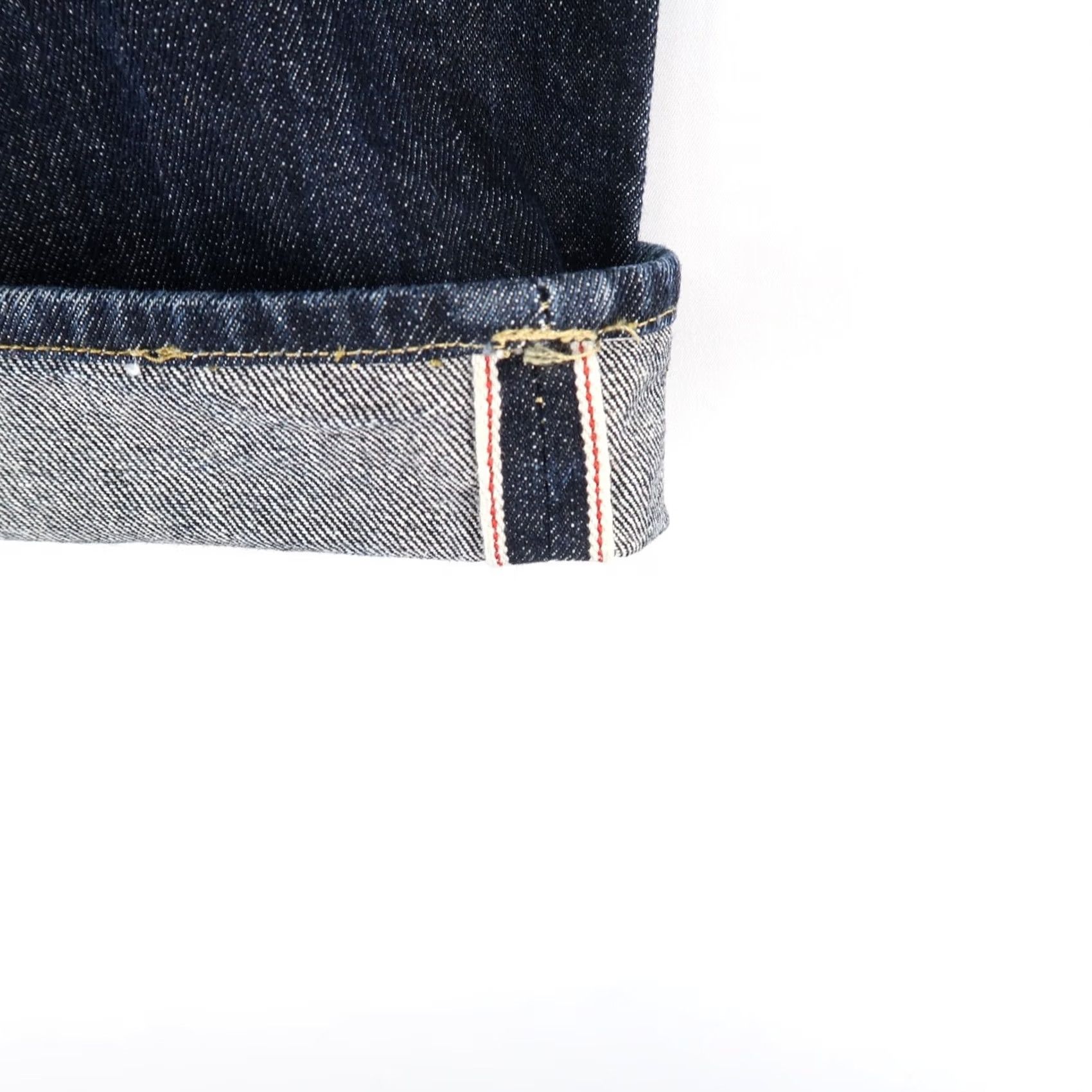 Fender Bitter Ender Jeans Black Blue Not Rigid 31x28 Dark Blue Selvedge Japanese Denim Straight Slim 5-Pocket Mens Denim Size US 38 / EU 54 - 5 Thumbnail