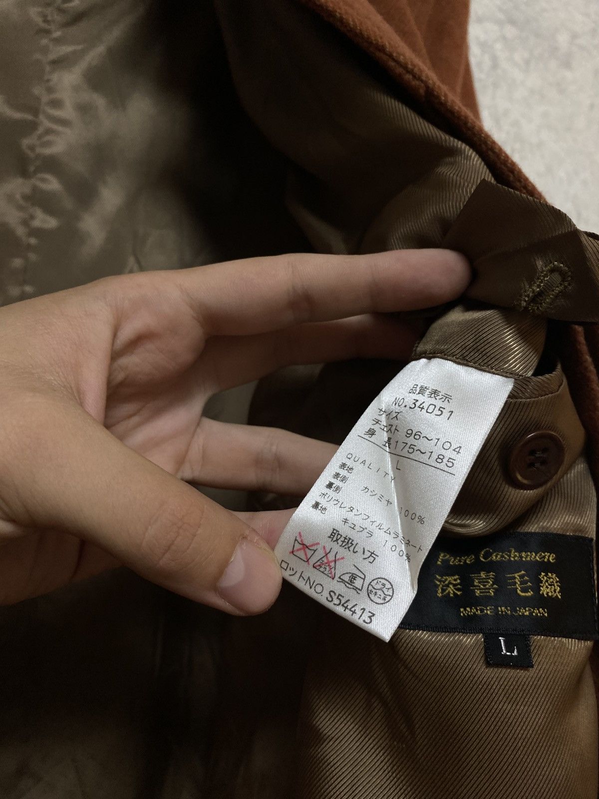 Japanese Brand Fukayoshi Keori japan cashmere premium coat Size US L / EU 52-54 / 3 - 9 Thumbnail