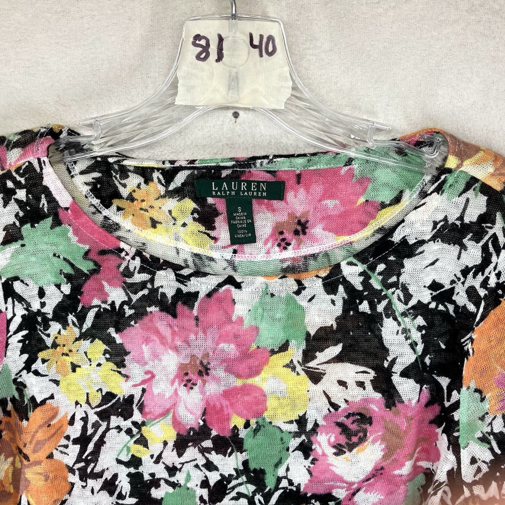 Ralph Lauren Lauren Ralph Lauren Blouse Women Lightweight Floral Linen Pullover Top Various Colors Sizes S Size S / US 4 / IT 40 - 3 Thumbnail