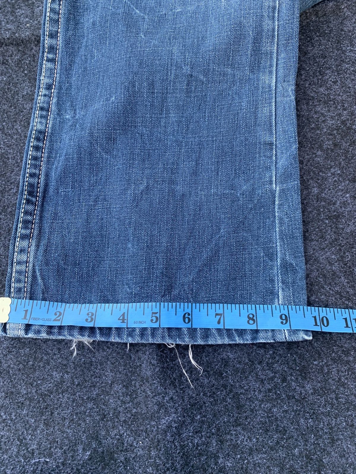 Japanese Brand Riobera Embroidered Flare Jeans Vintage Japanese Denim Size US 32 / EU 48 - 6 Thumbnail