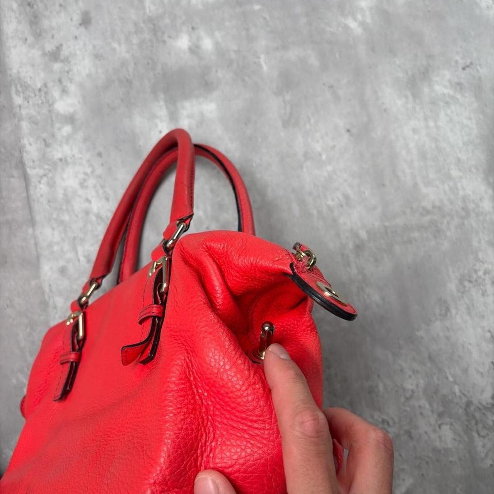Other Y2K Red Kate Spade New York Grunge Leather Handbag Size ONE SIZE - 6 Thumbnail