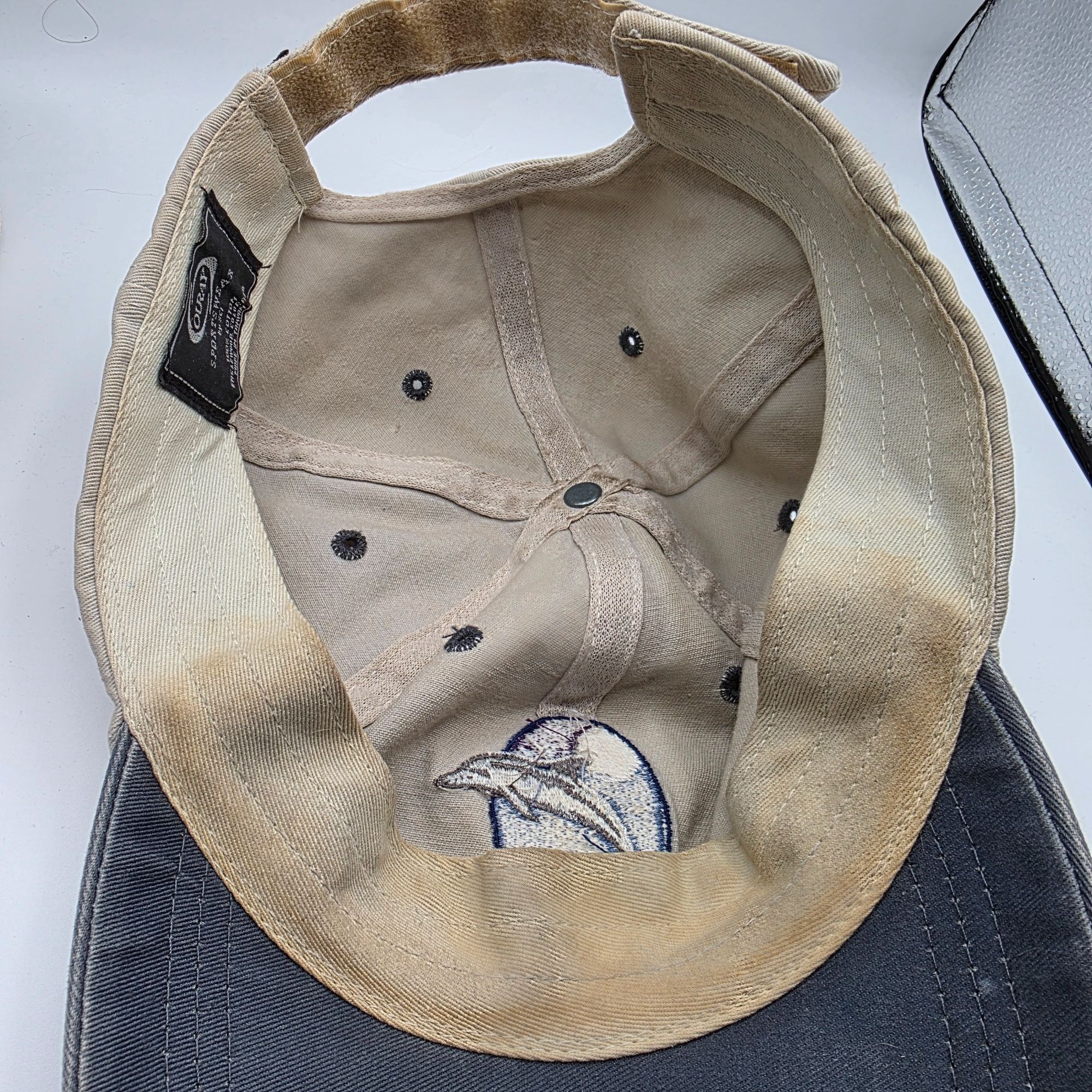 Other Ouray Sportswear Dolphin Lanai Hat Adjustable Tan Gray Cotto Size ONE SIZE - 7 Thumbnail