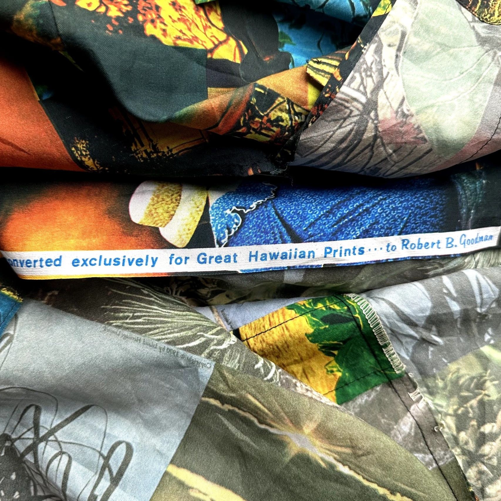 Vintage VINTAGE Waltah Clarke's Photography Collage Hawaiian Shirt Large AOP RARE Size US L / EU 52-54 / 3 - 6 Thumbnail