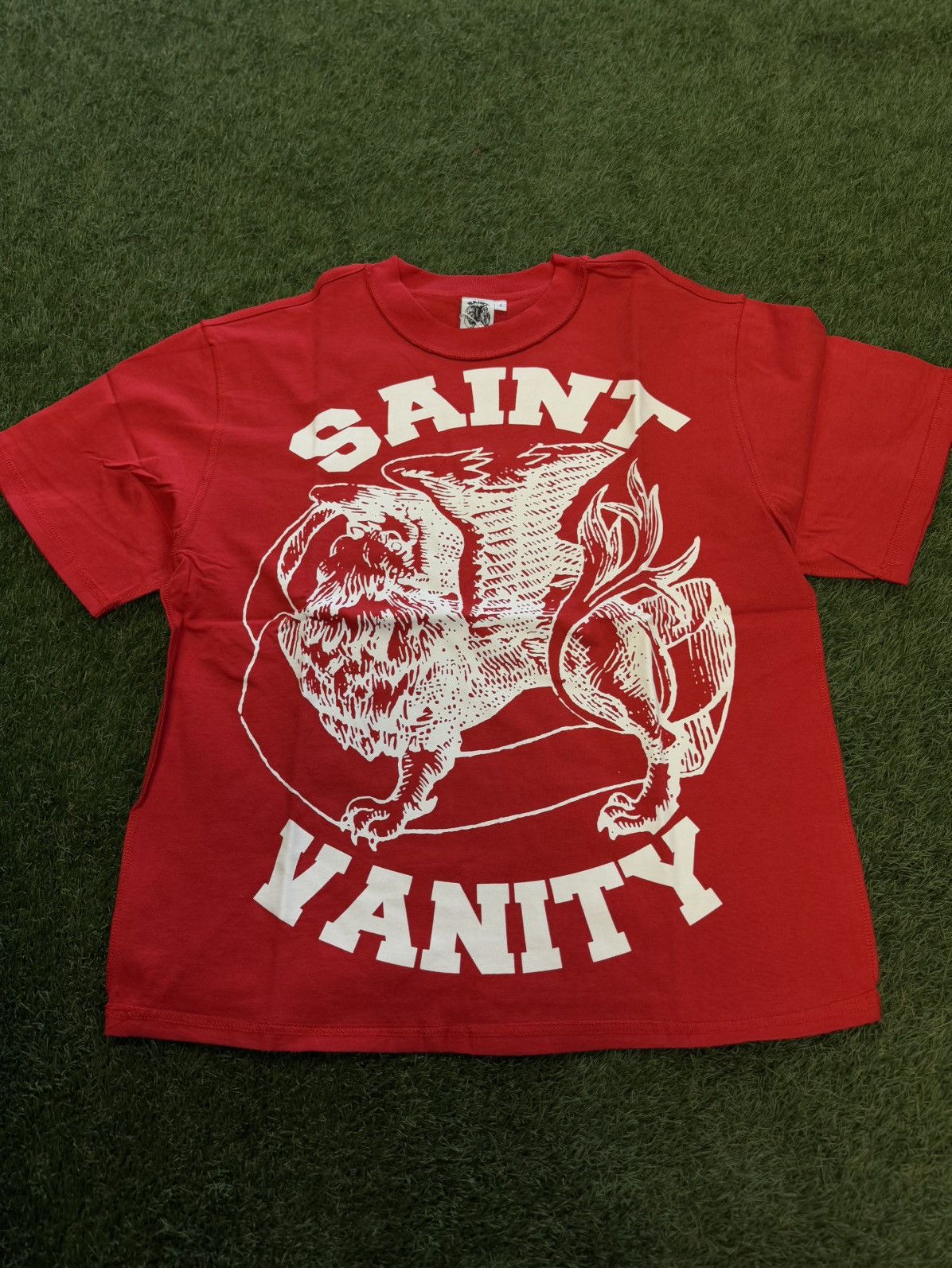 Saint Vanity Saint Vanity Red White Tee Shirt Size Small (NEW) Size US S / EU 44-46 / 1 - 1 Thumbnail